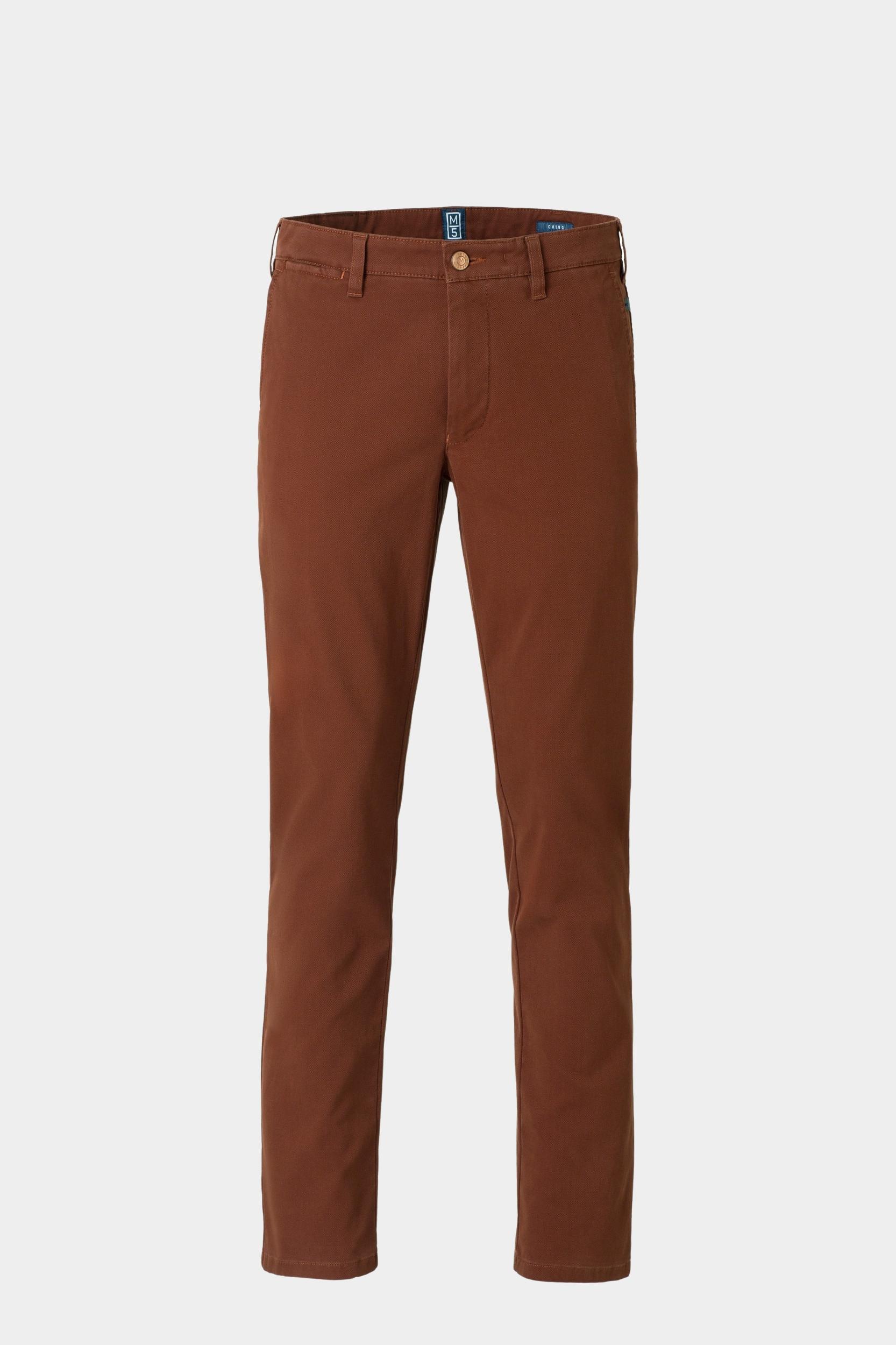 Meyer Katoenen Broek Bruin CHINO Art.2-6187 3642618700/48