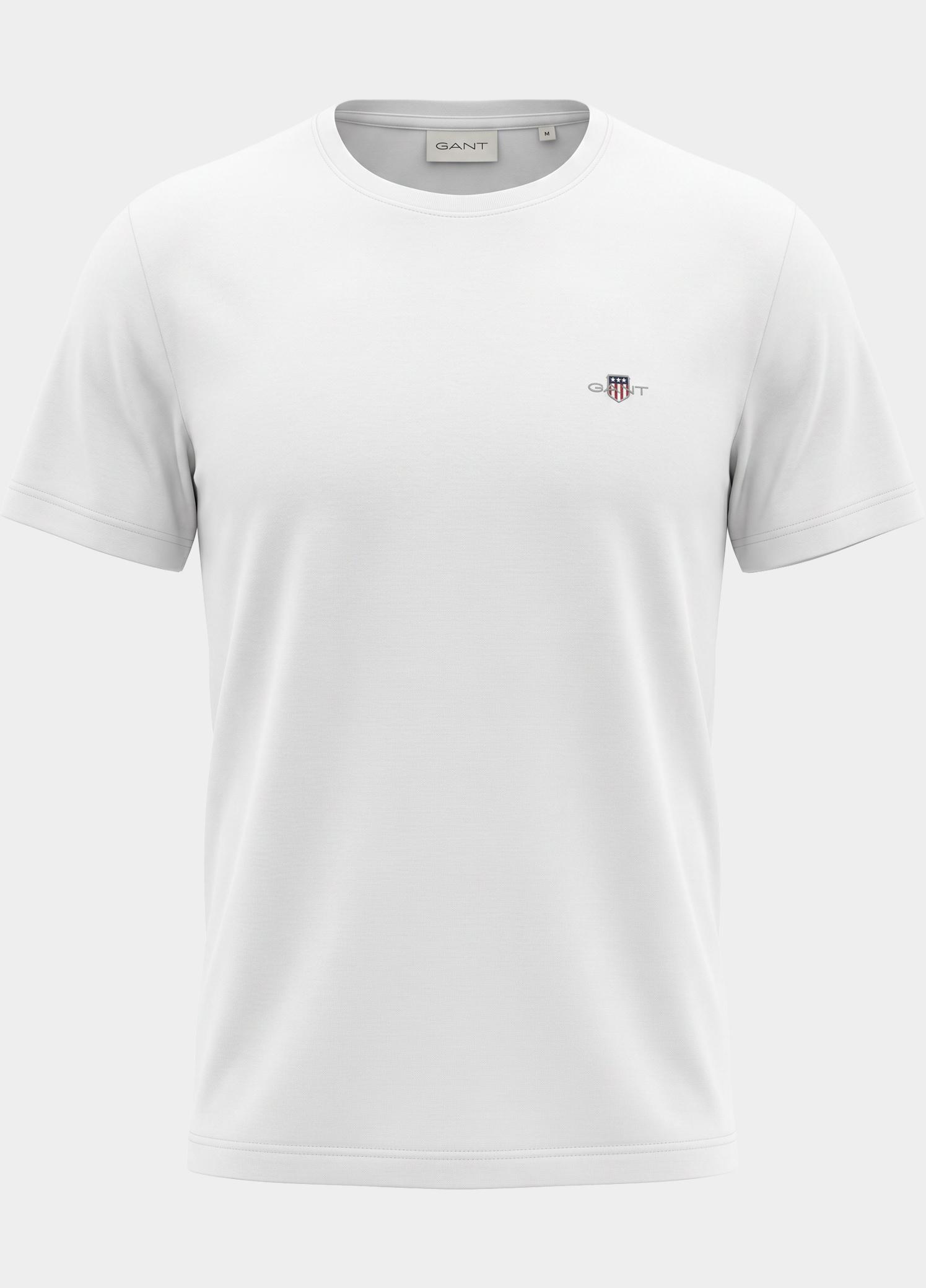 Gant T-shirt heren Wit PRINTED ARCHIVE SHIELD TSHIRT 2004080/110