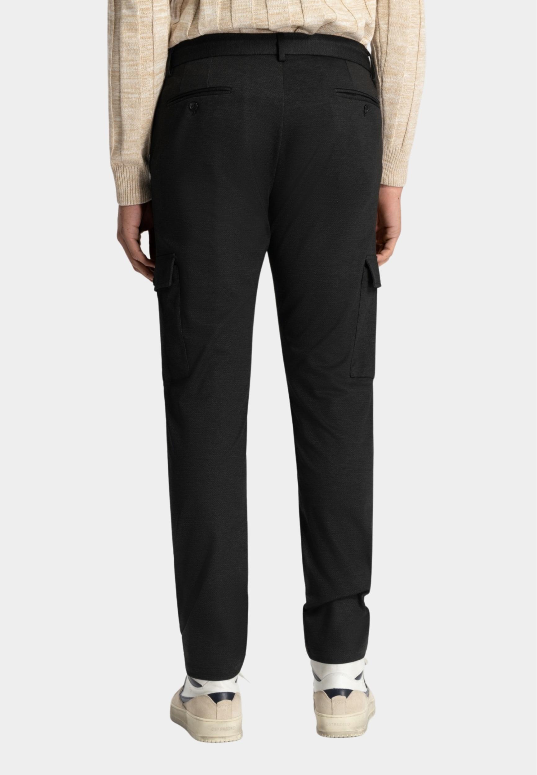 Dstrezzed Katoenen Broek Zwart Lancaster Cargo 501790/995