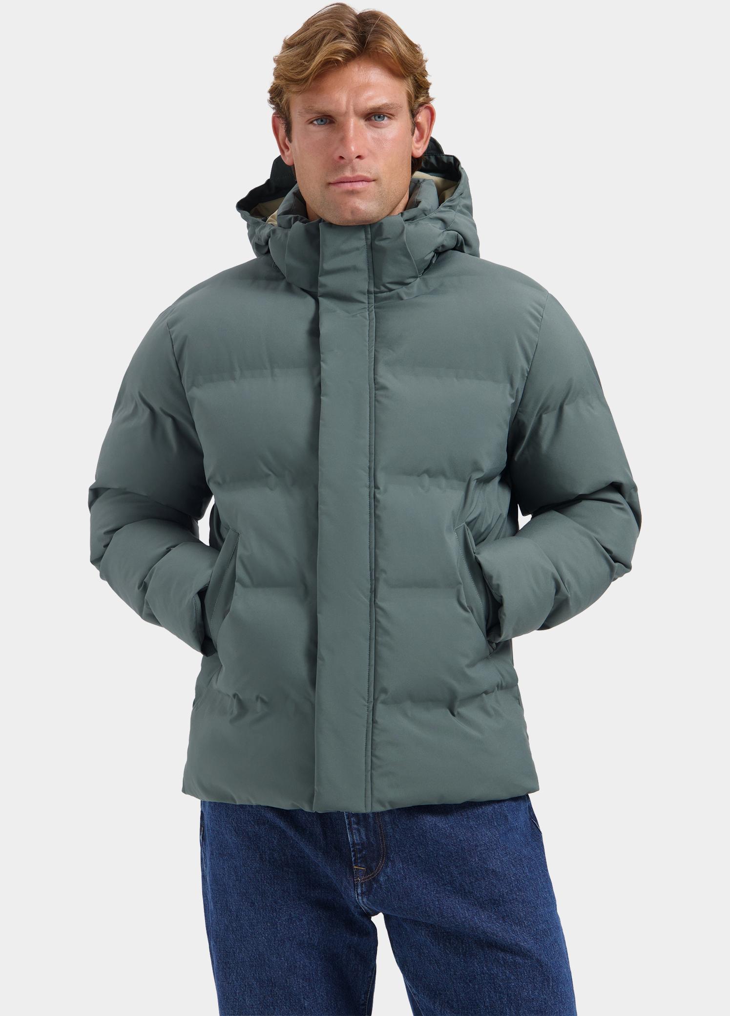 Dstrezzed Winterjas heren Groen Brys Puffer Parka 101602/569