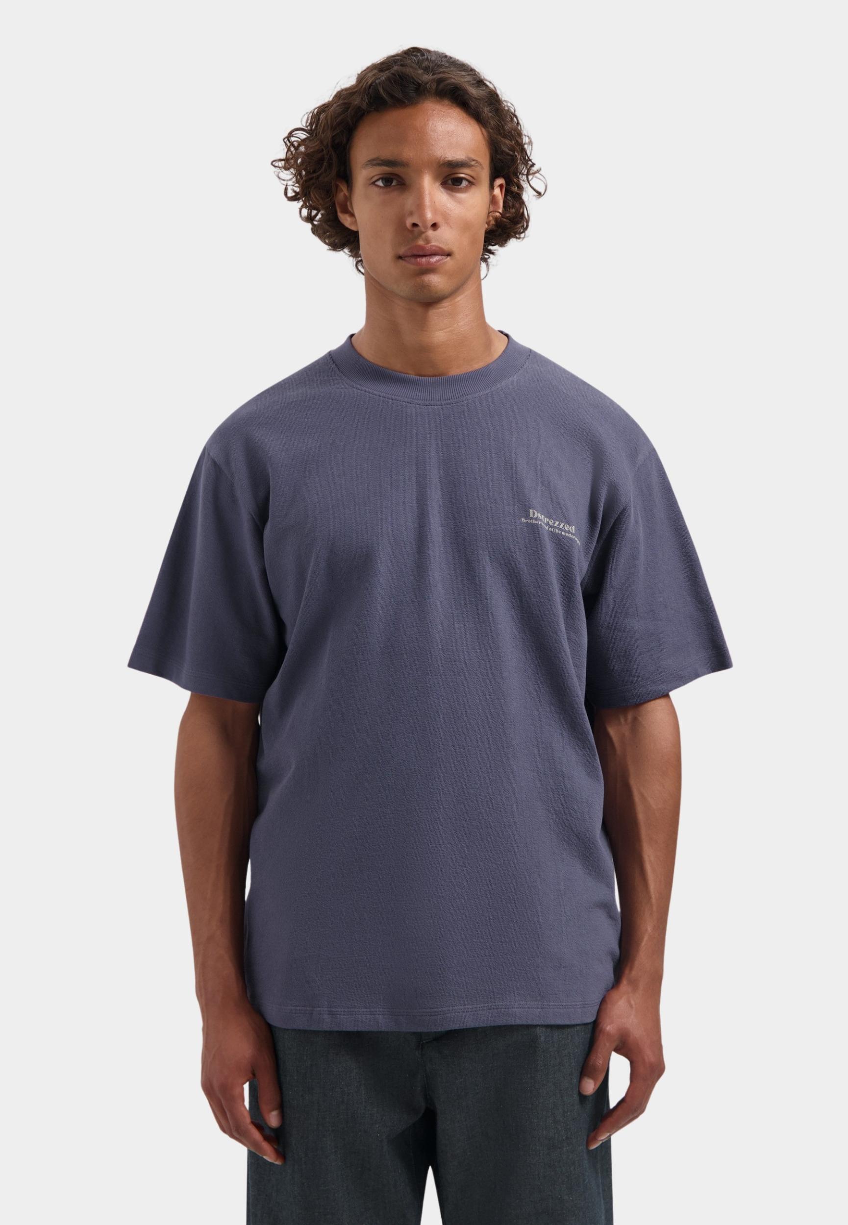 Dstrezzed T-shirt korte mouw Paars Lasse Tee Graphic 203502/460