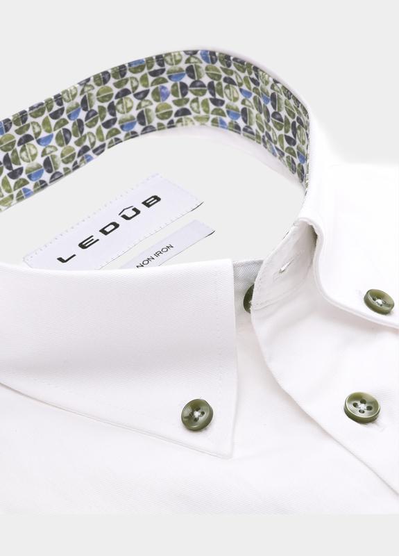 Ledub Business hemd korte mouw Wit LE24313 MFN0 0143301/910-550-000