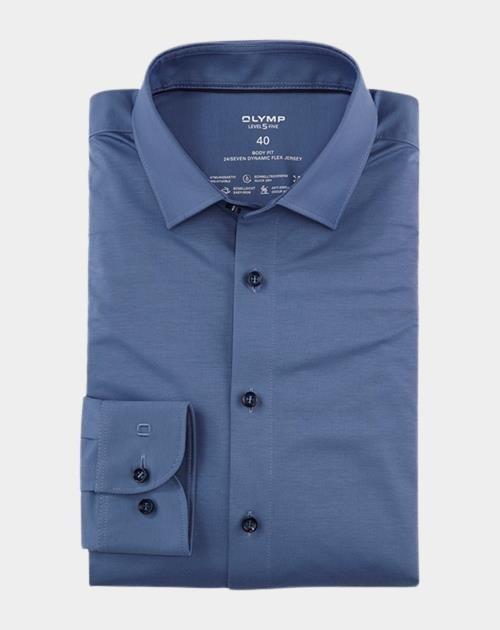 Olymp Business hemd lange mouw Blauw 2008/64 Hemden 200864/17