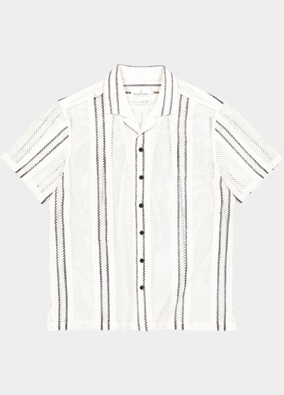 Butcher of Blue Casual hemd korte mouw Wit Alex M2614051/112