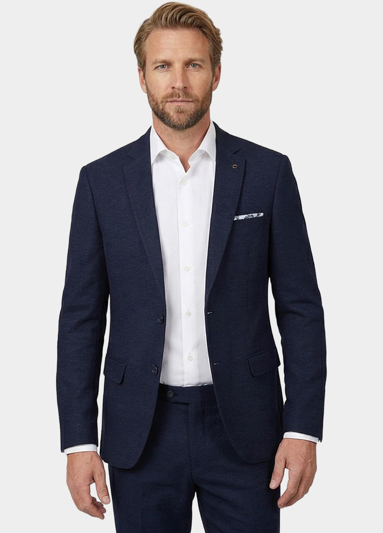 Giordano Colbert Blauw Robert blazer fully lined Wov 612610/60