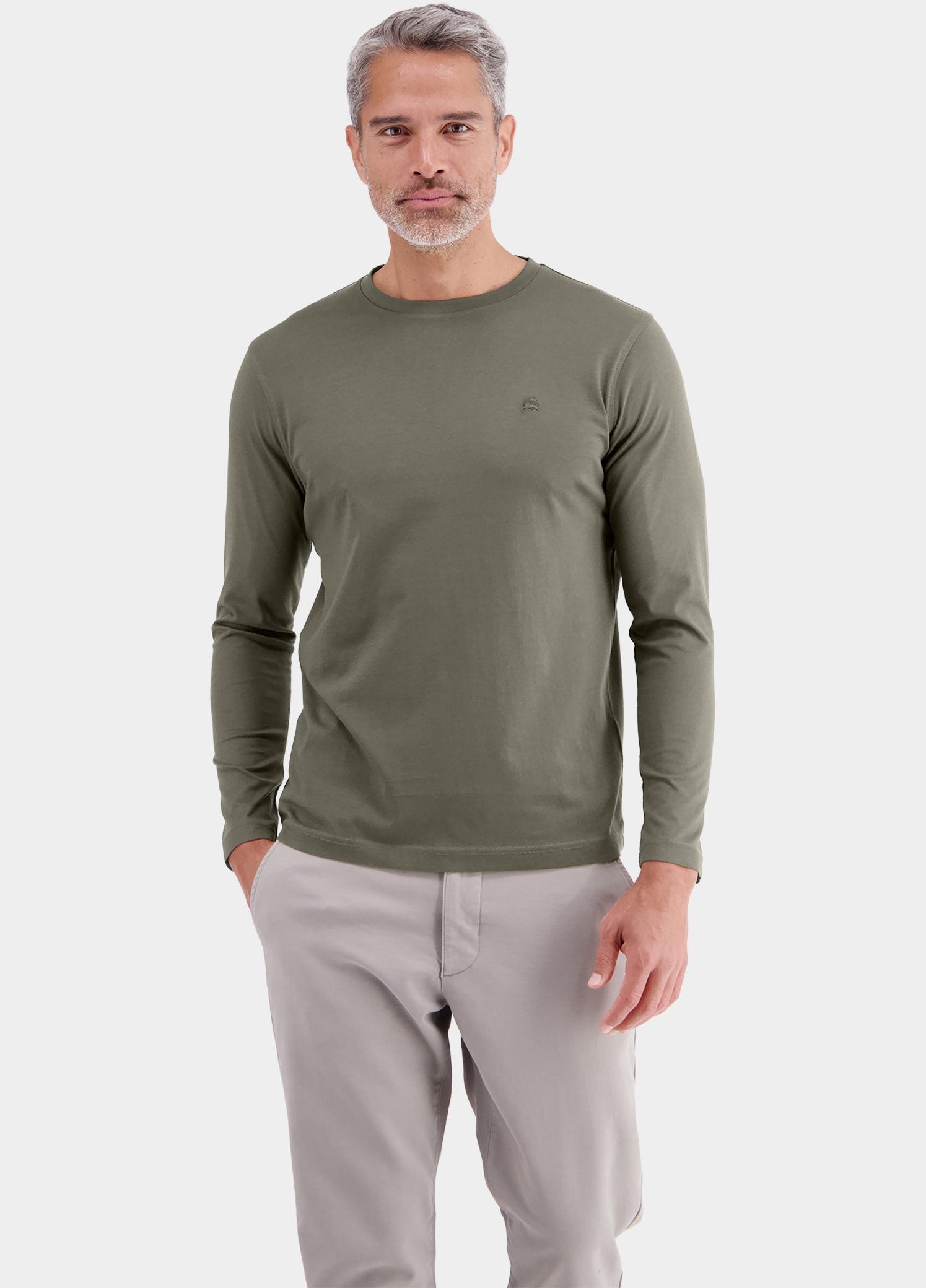 Lerros longsleeve heren Groen  2004024/661