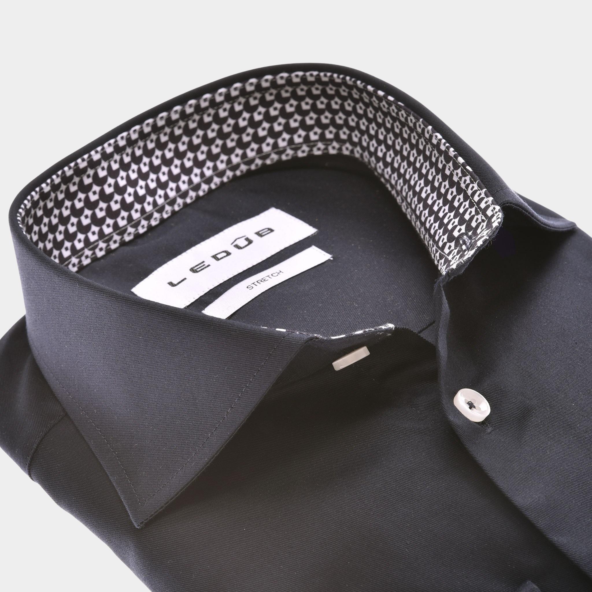 Ledub Business hemd lange mouw Blauw  0142805/190-190-000