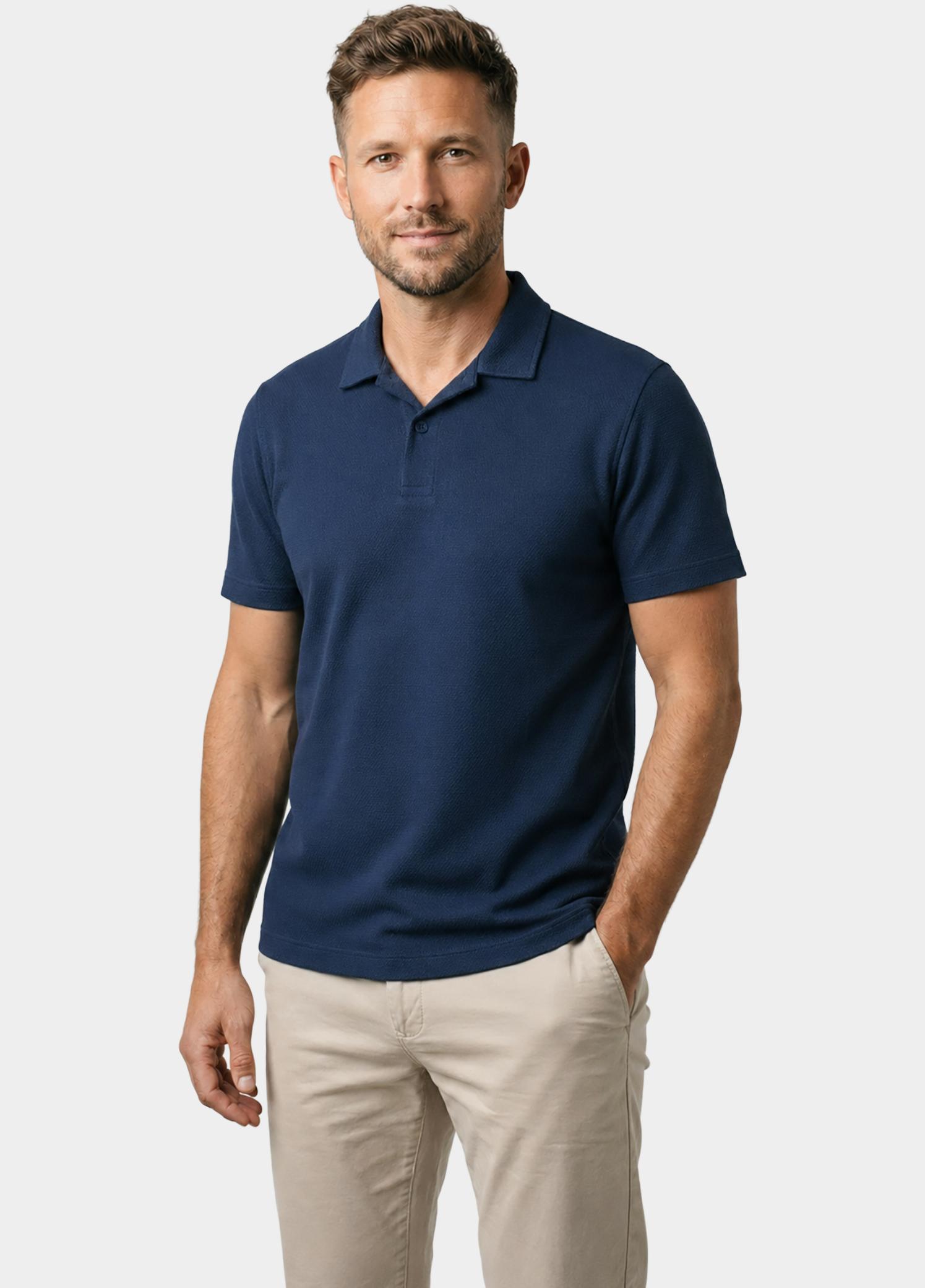 Cars Jeans Polo korte mouw Blauw Yelli 62871/12
