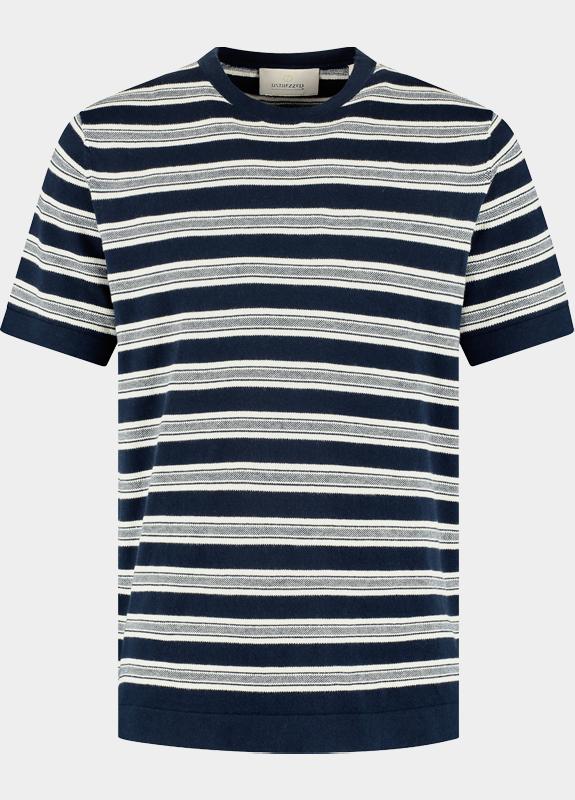 Dstrezzed Polo korte mouw Blauw Nereo Tee 421004-SS26/649