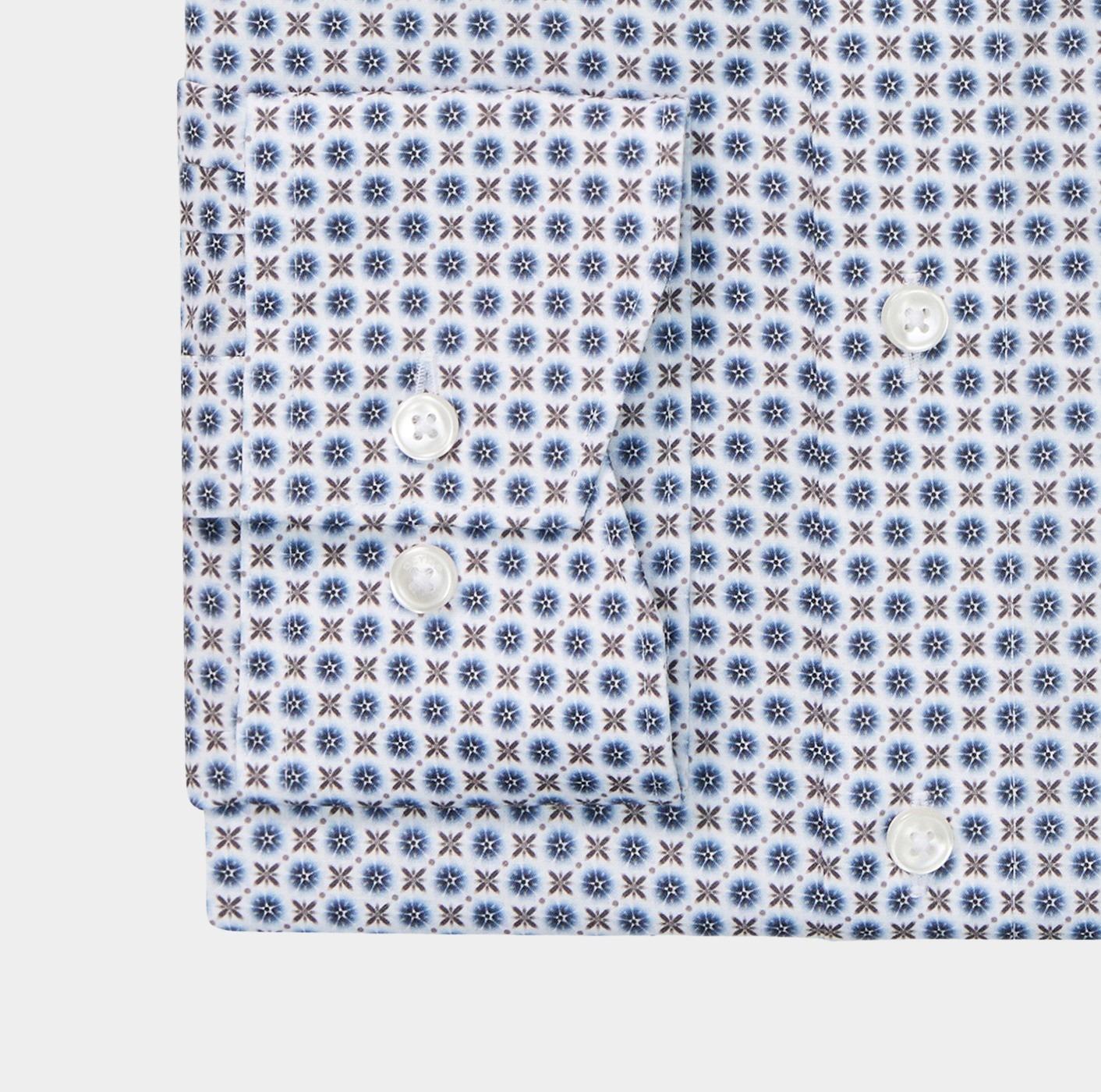 Olymp Business hemd lange mouw Blauw Luxor 125484/18