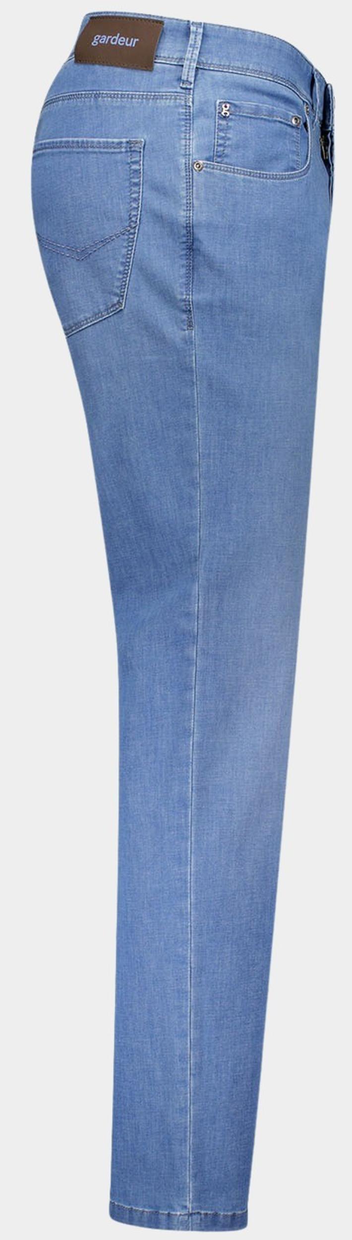 Gardeur 5-Pocket Jeans Blauw Slim Fit SANDRO-1-472951/264