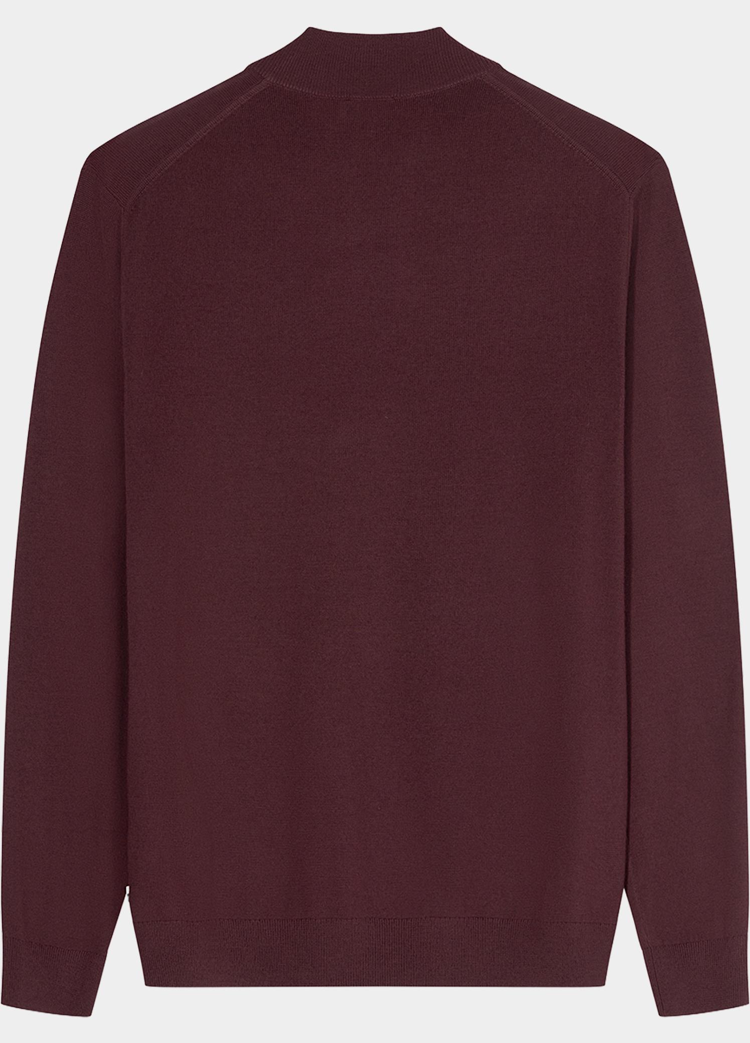 Olymp Half Zip Rood Troyer Strick 533885/37