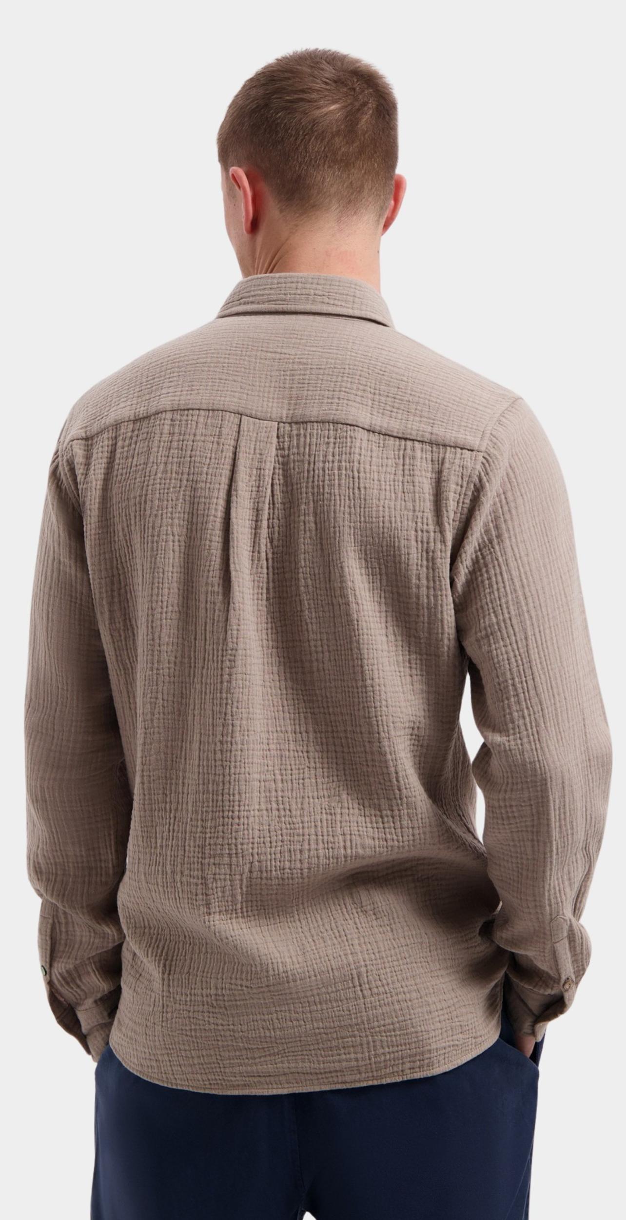 Dstrezzed Casual hemd lange mouw Beige DS_Axton Shirt 303816/213
