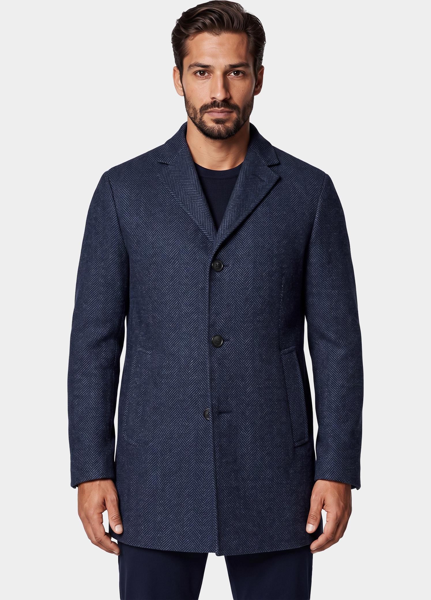 Donders 1860 Wollen Jas Blauw Wool Jacket 22049/799