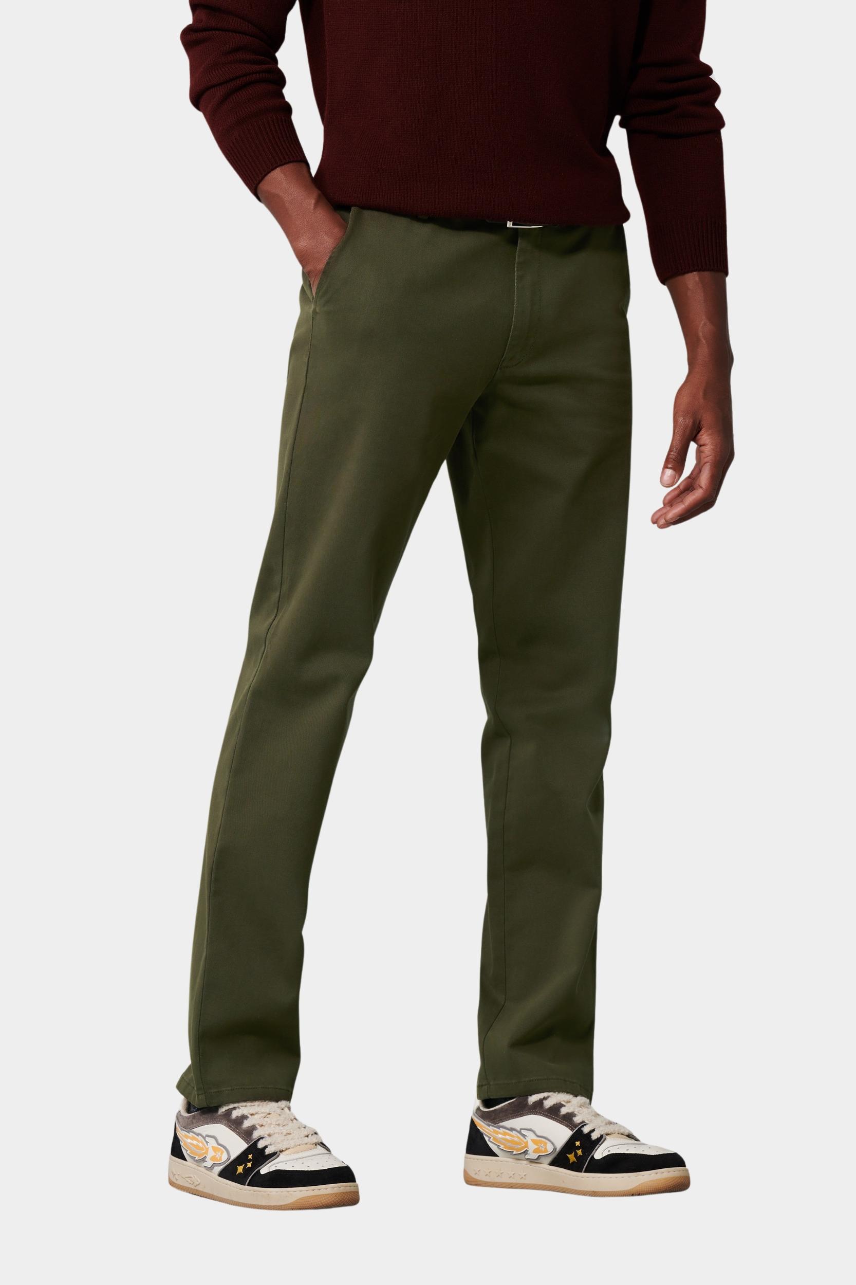 Meyer Katoenen Broek Groen OSLO Art.2-3552 2232355200/26