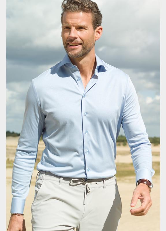 Ledub Business hemd lange mouw Blauw  0143305/130-000-000