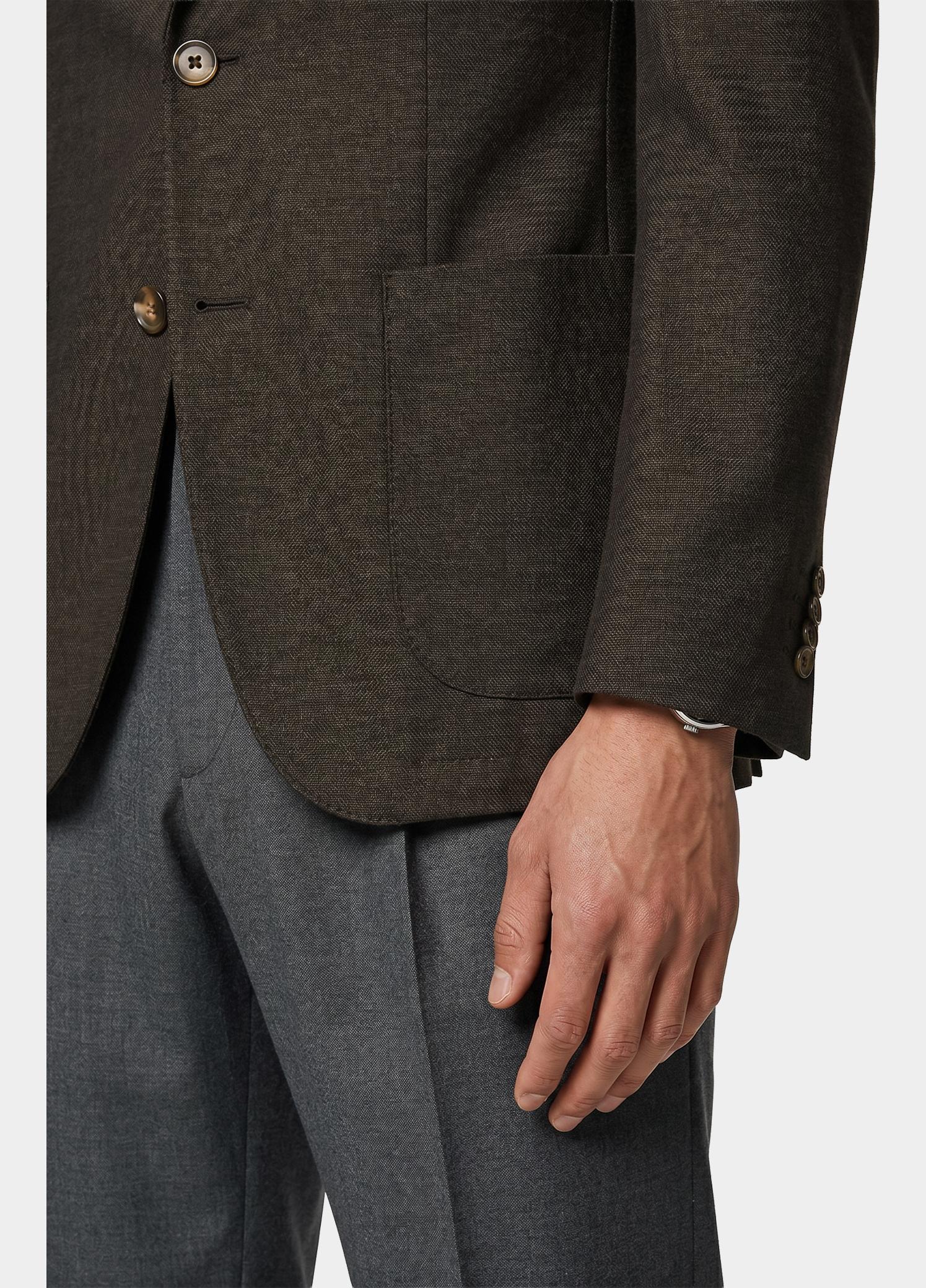 Bos Colbert Bruin Mylo Jersey Jacket Drop 8 253038MY69BO/870 dark brown