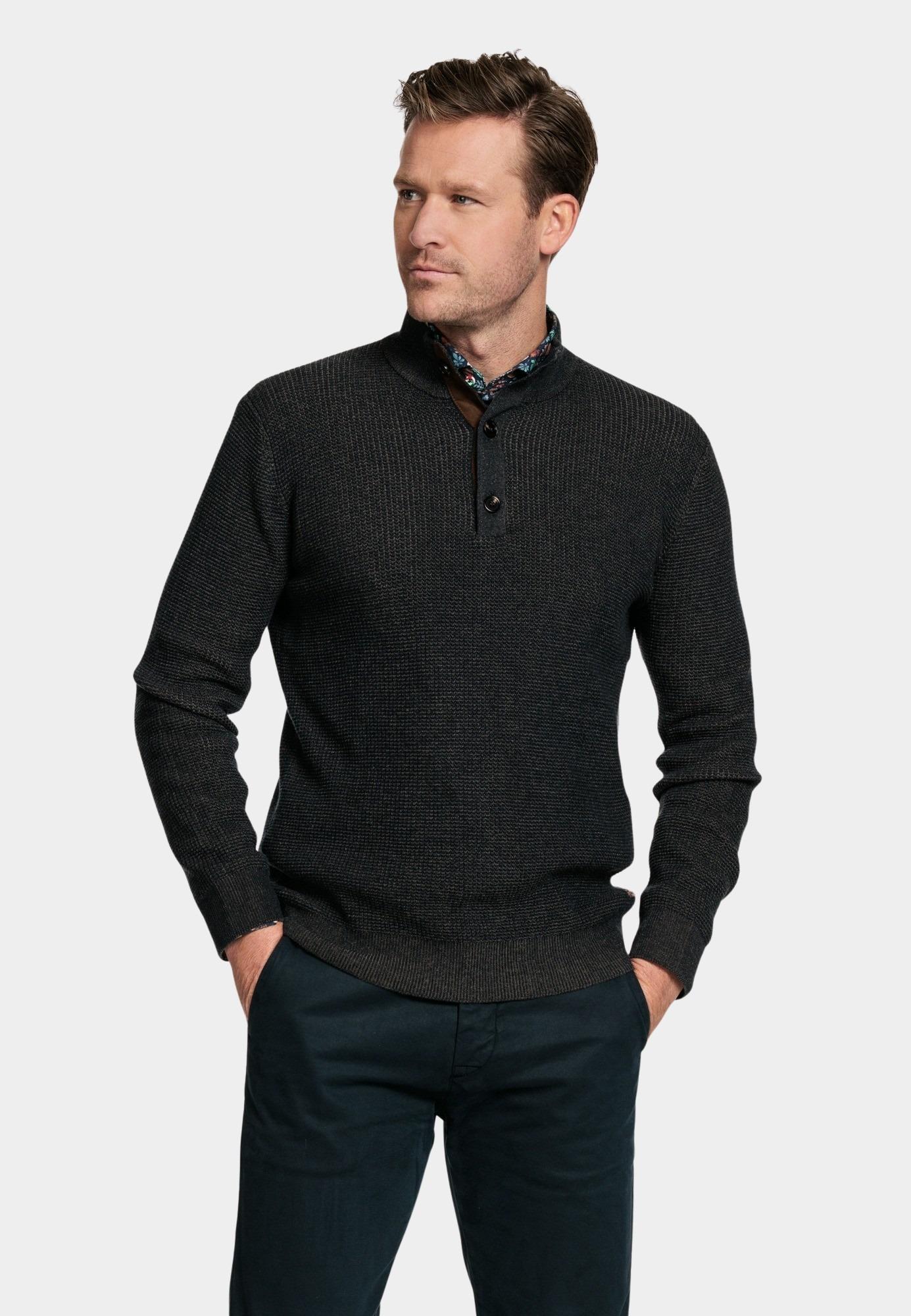 Baileys Half Zip Bruin Pullover 1/2 button Placket 328411/875