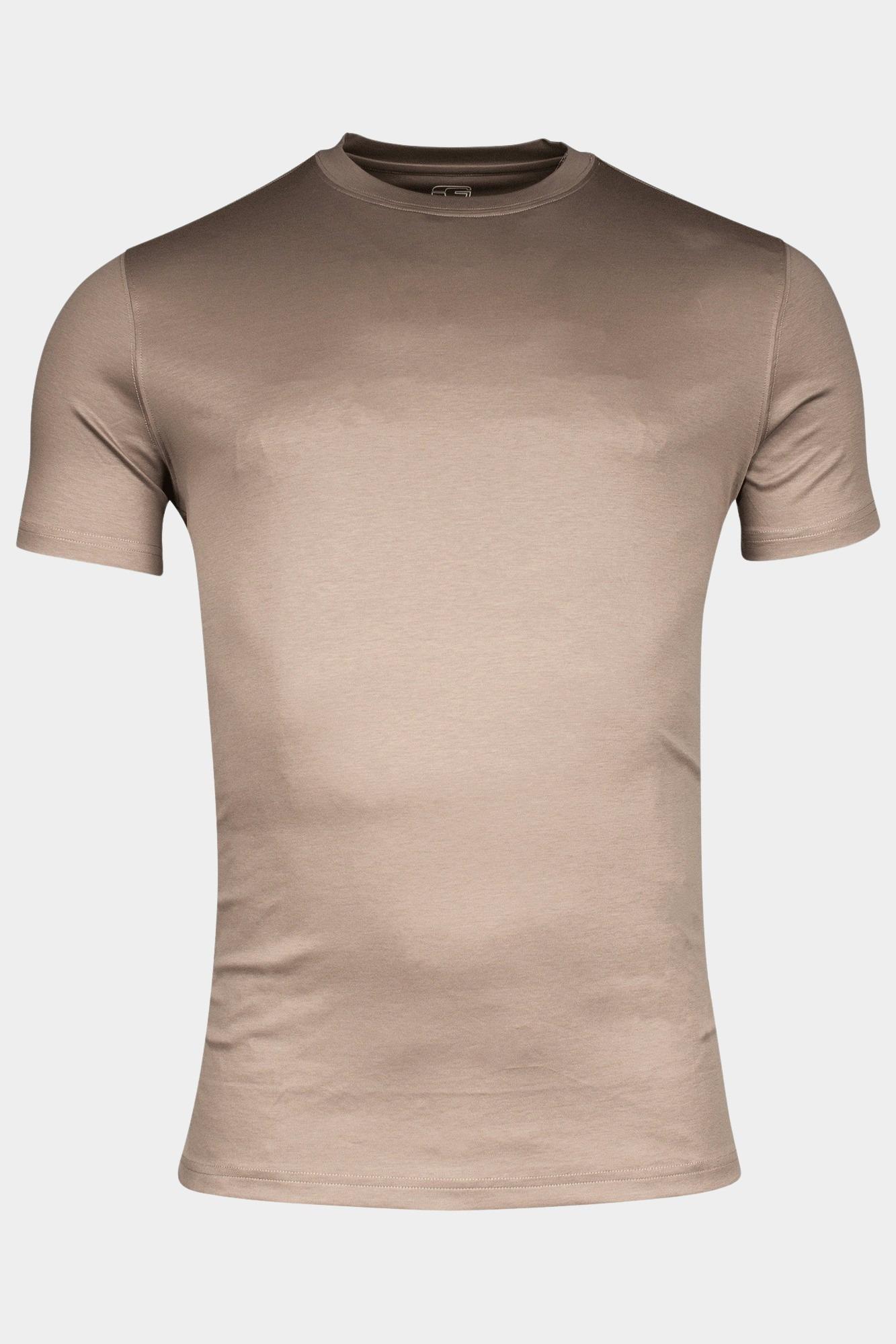 Giordano T-shirt heren Beige Luca T-shirt short sleeve Liq NOS5078/81