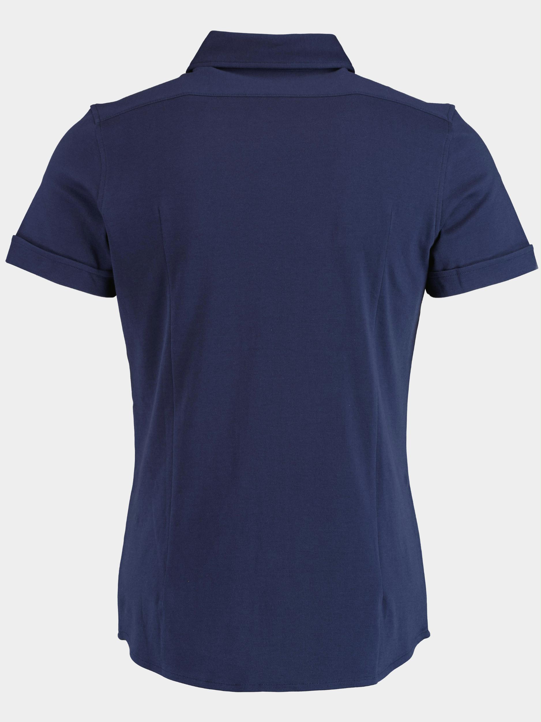 Born With Appetite Casual hemd korte mouw Blauw Earl Shirt Sl 22108EA28/290 navy