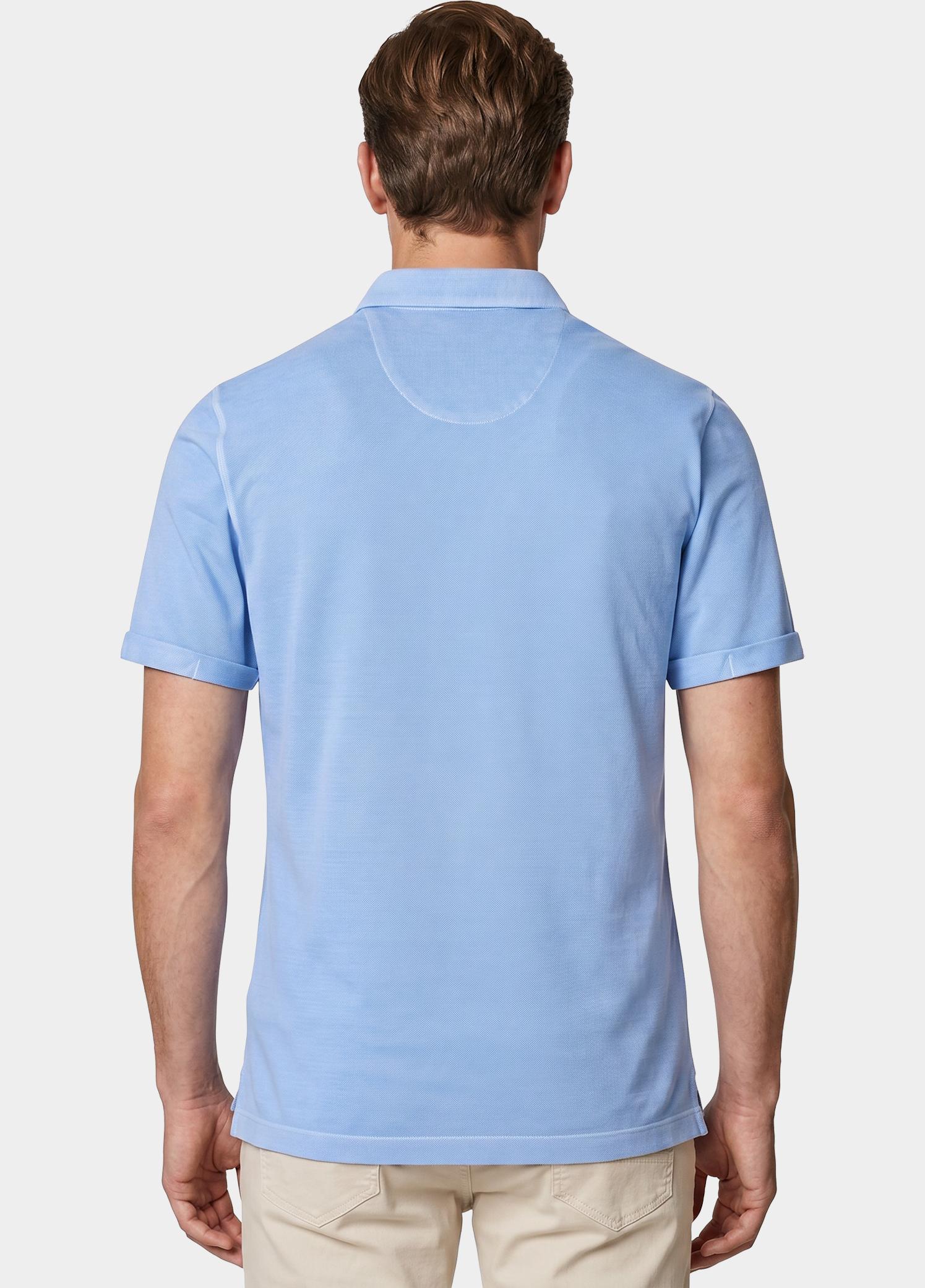 Redmond Polo heren Blauw Polo Shirt Uni 251930900/120