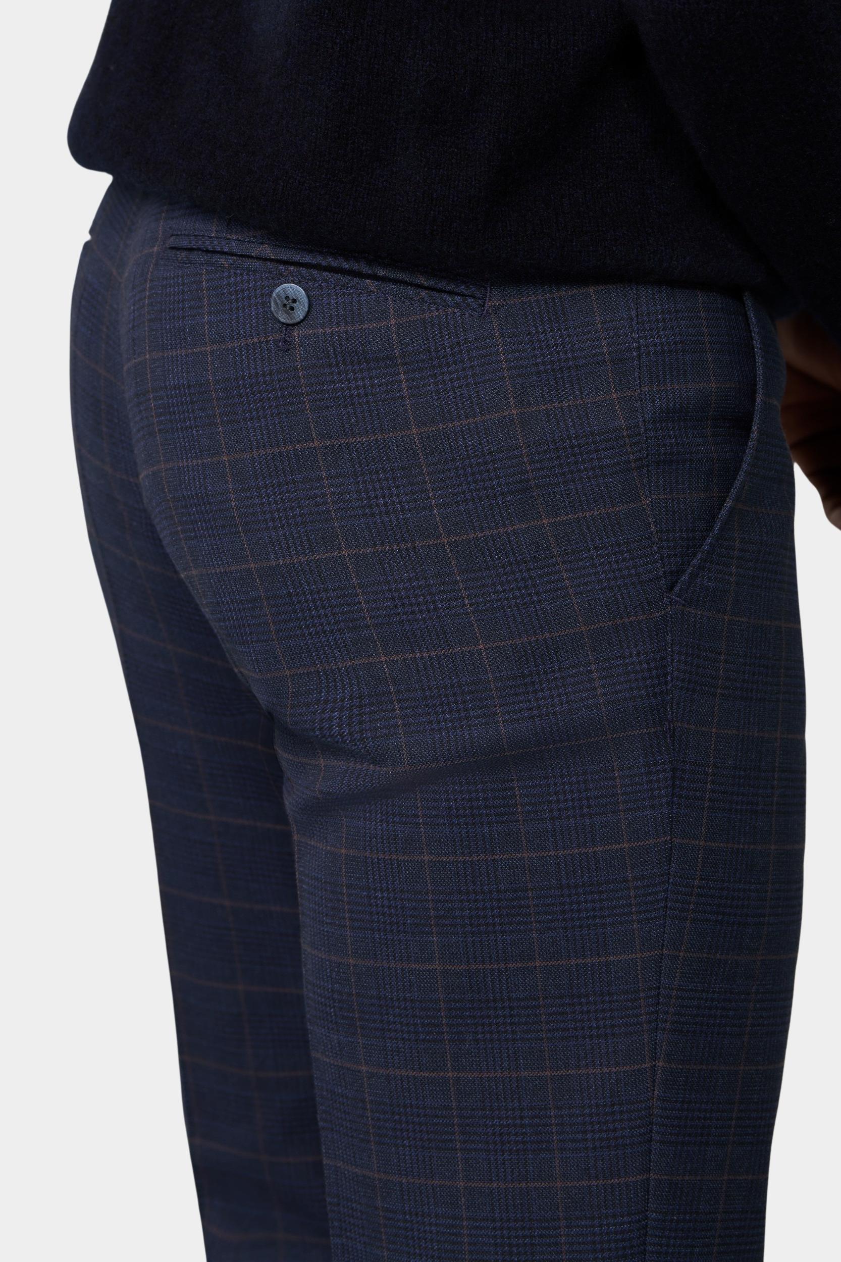 Meyer Katoenen Broek Blauw BONN Art.2-2596 1022259600/18