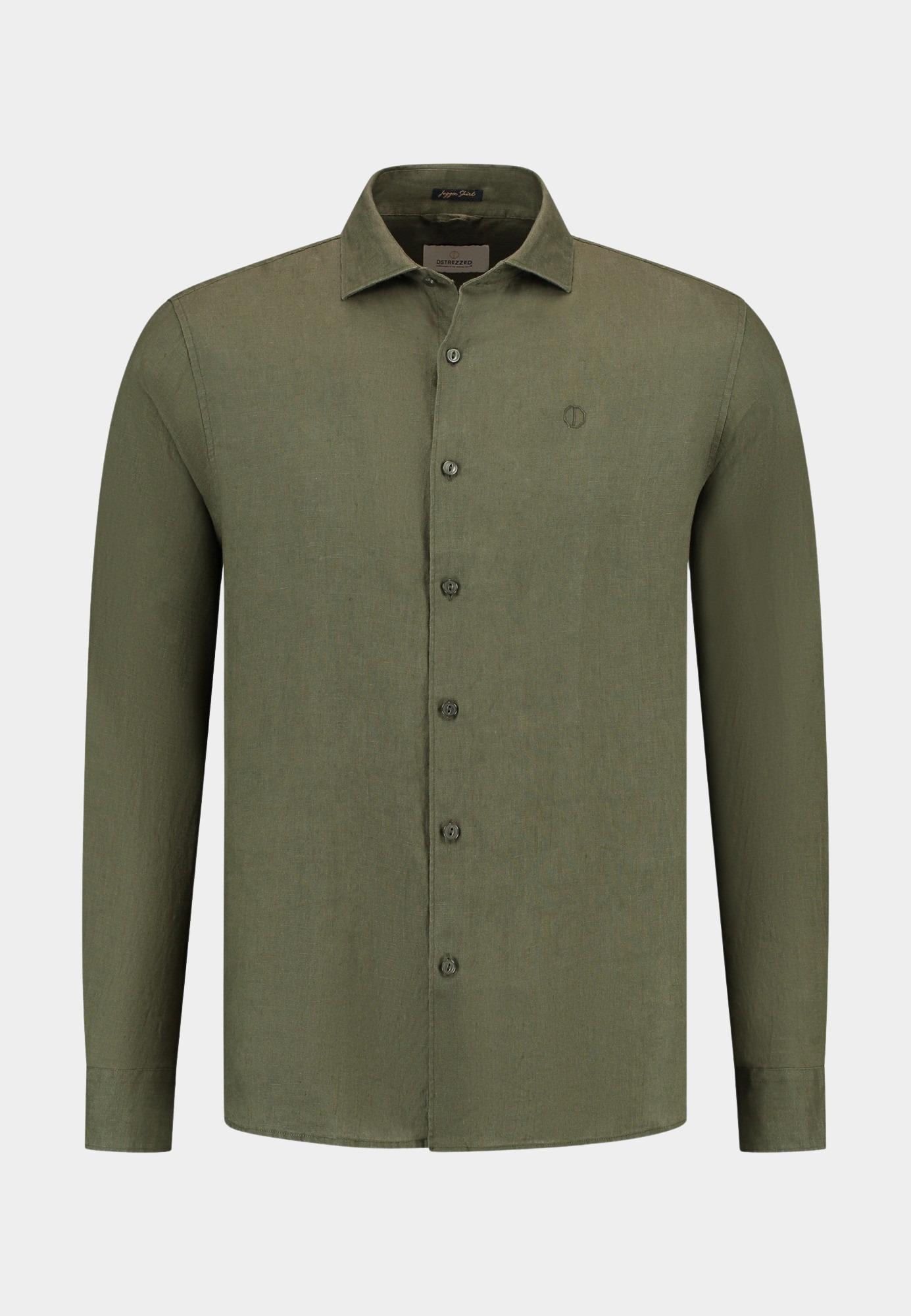 Dstrezzed Casual hemd lange mouw Groen DS_Jagger Shirt 303710-SS25/511
