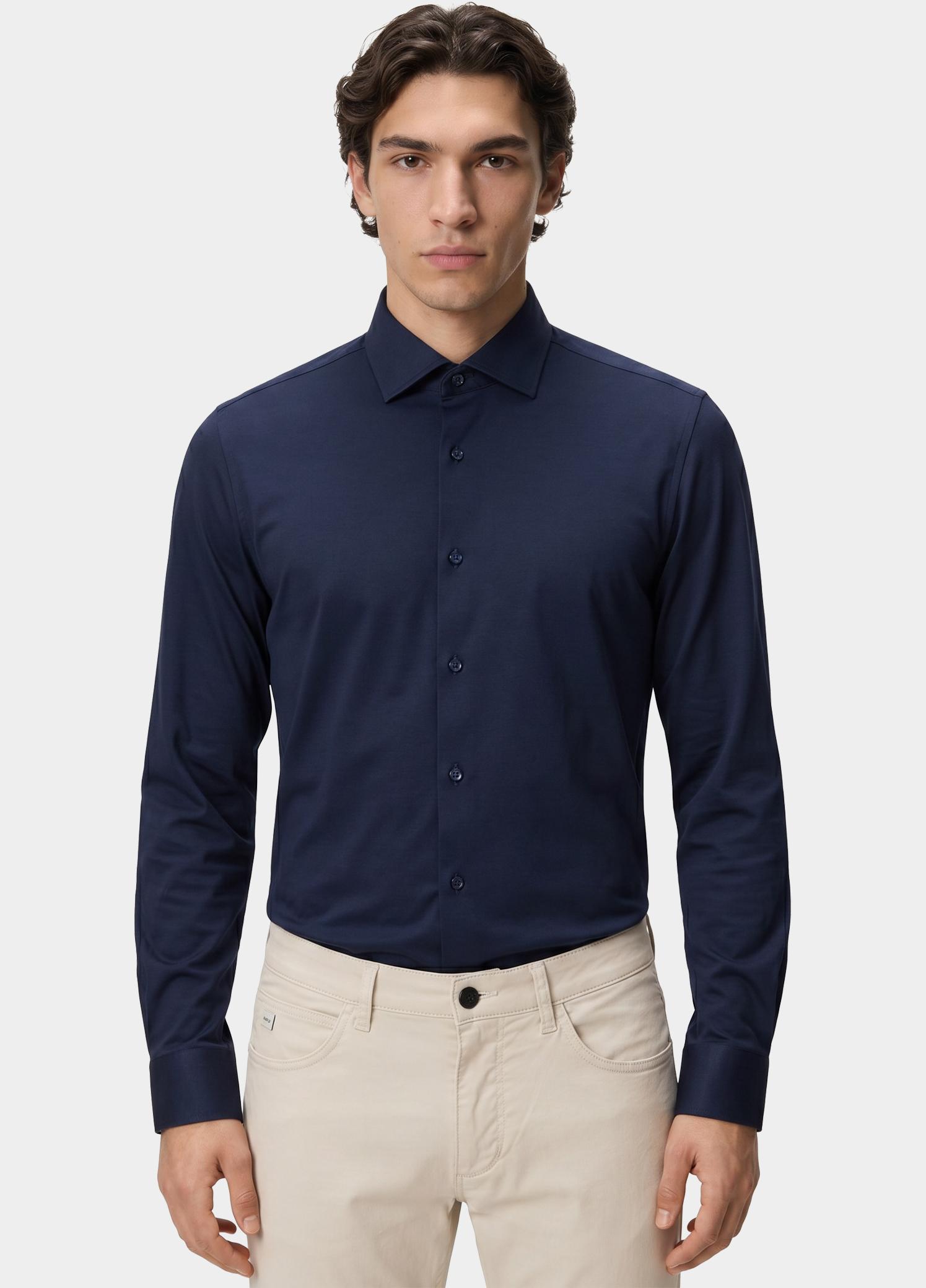 Ledub Business hemd lange mouw Blauw MFN5 0323519/180-000-000