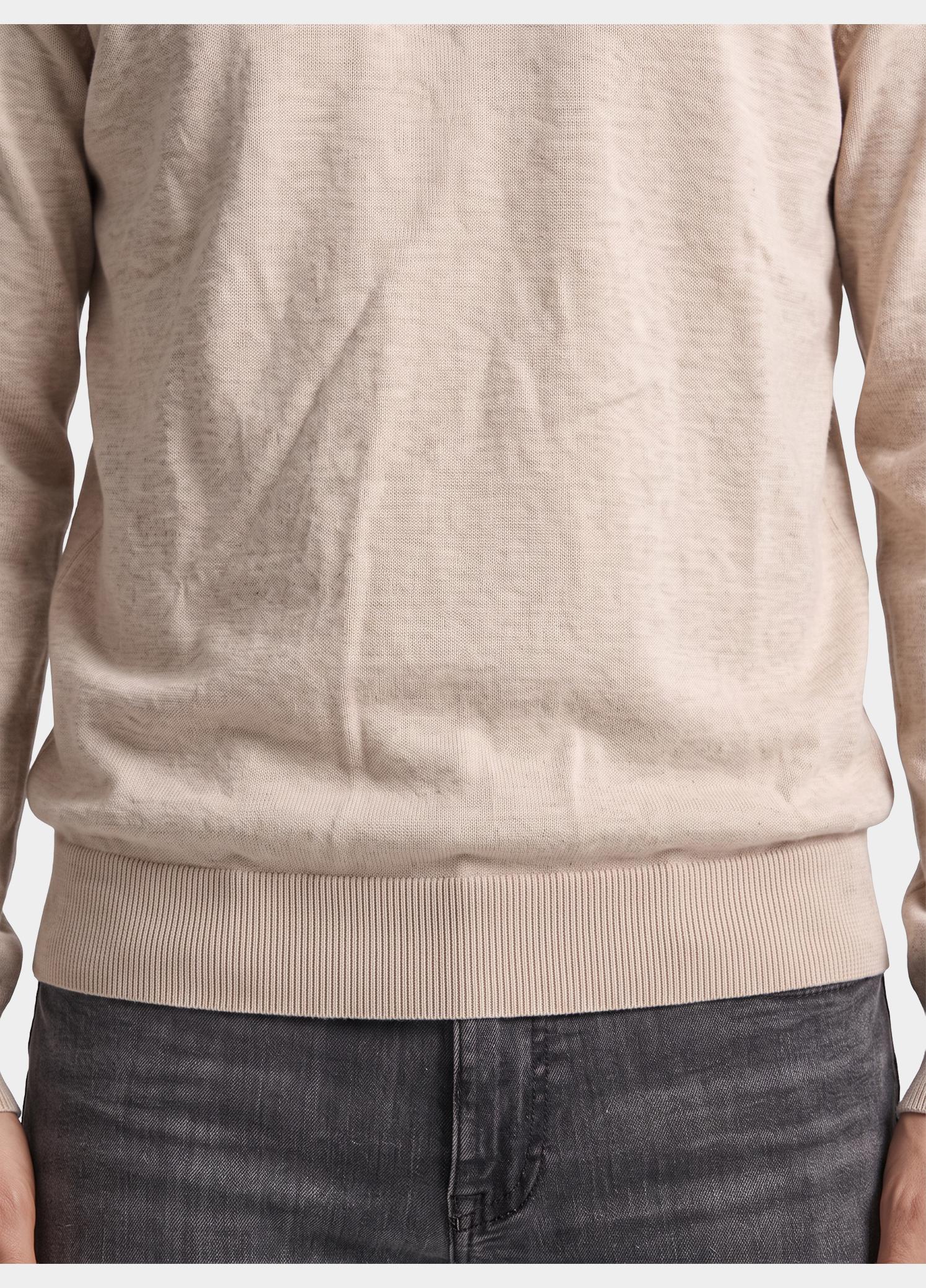 Bos Half Zip Beige  302/8005