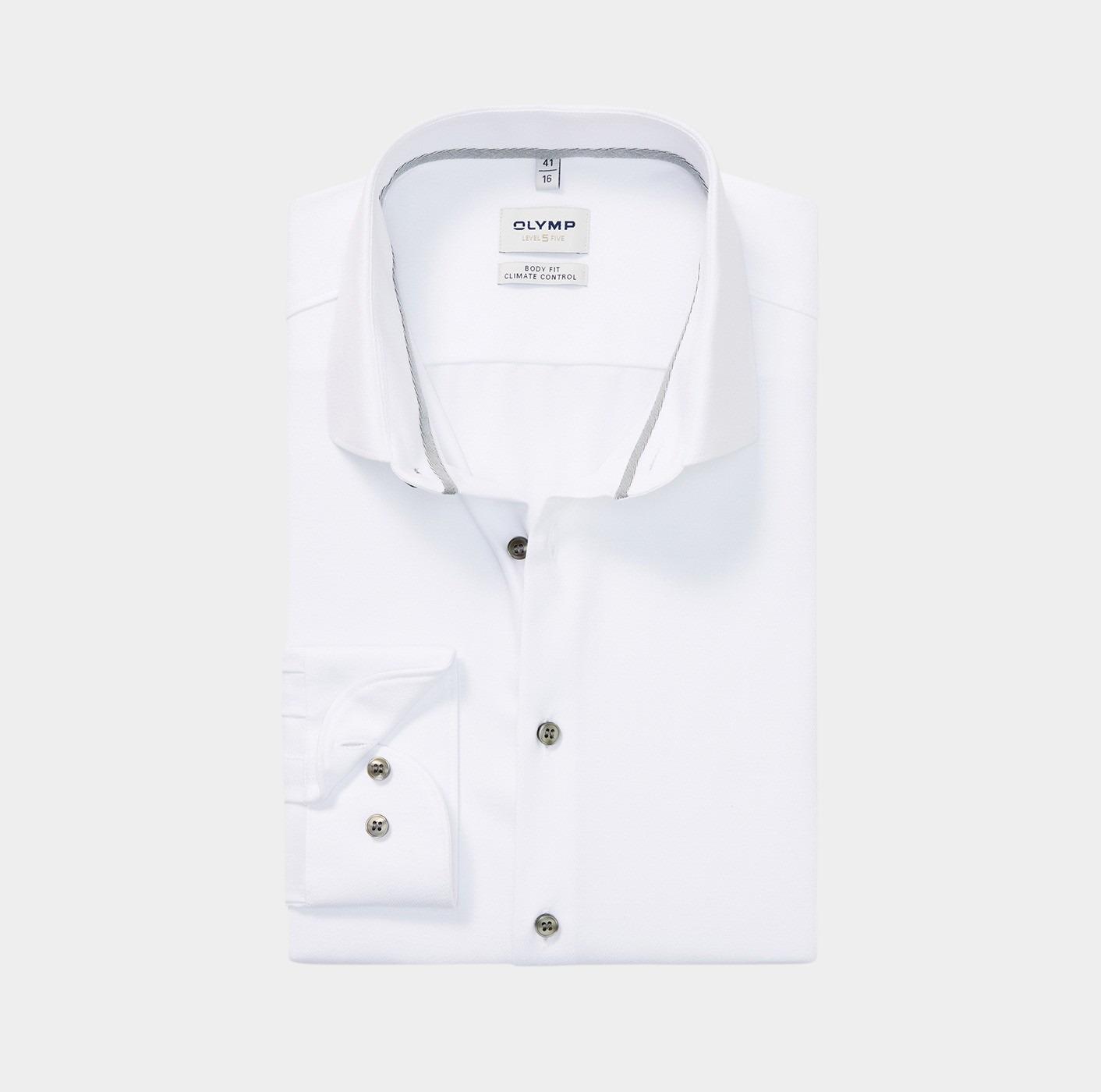 Olymp Business hemd lange mouw Rood Level 5 204084/36