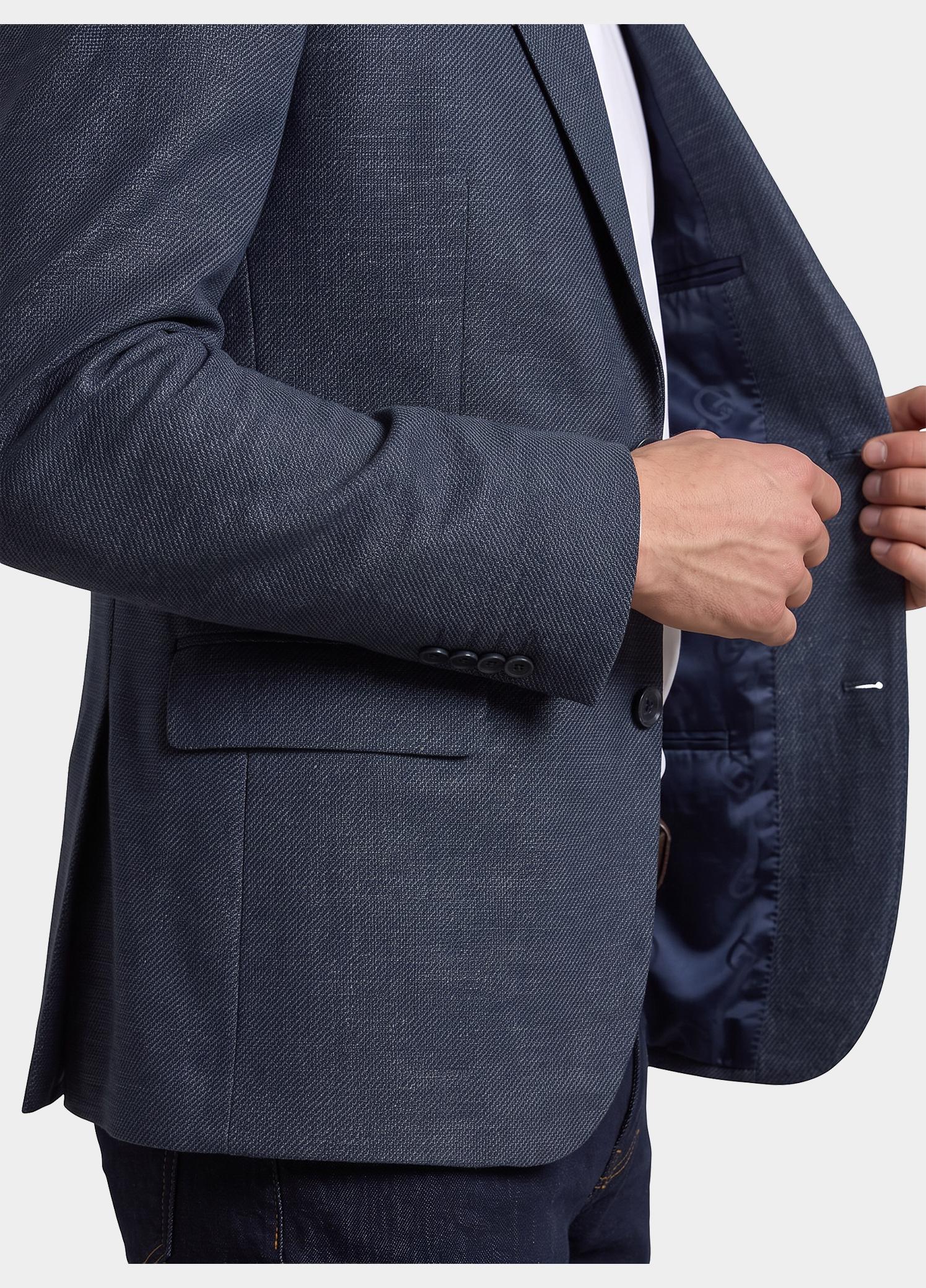 Carl Gross Colbert Mix & Match Blauw Sakko/Jacket CG Franjo-J SV 20.080J1 / 325192/63