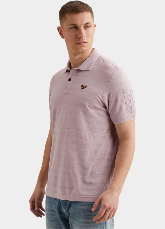 PME Legend Polo korte mouw Paars Short sleeve polo injected po PPSS2603885/4203