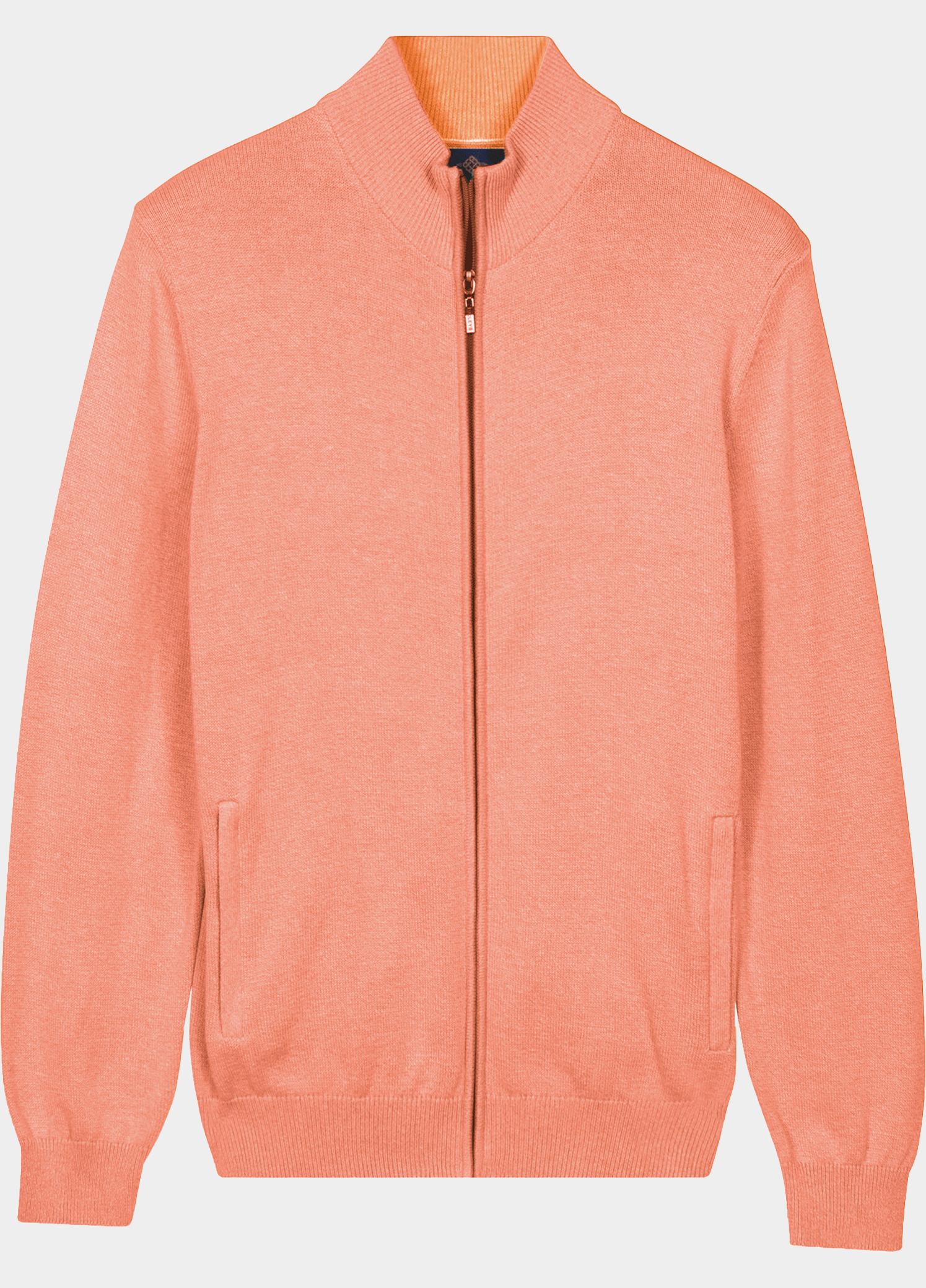Baileys Vest heren Oranje Cardigan Zip 612080/35
