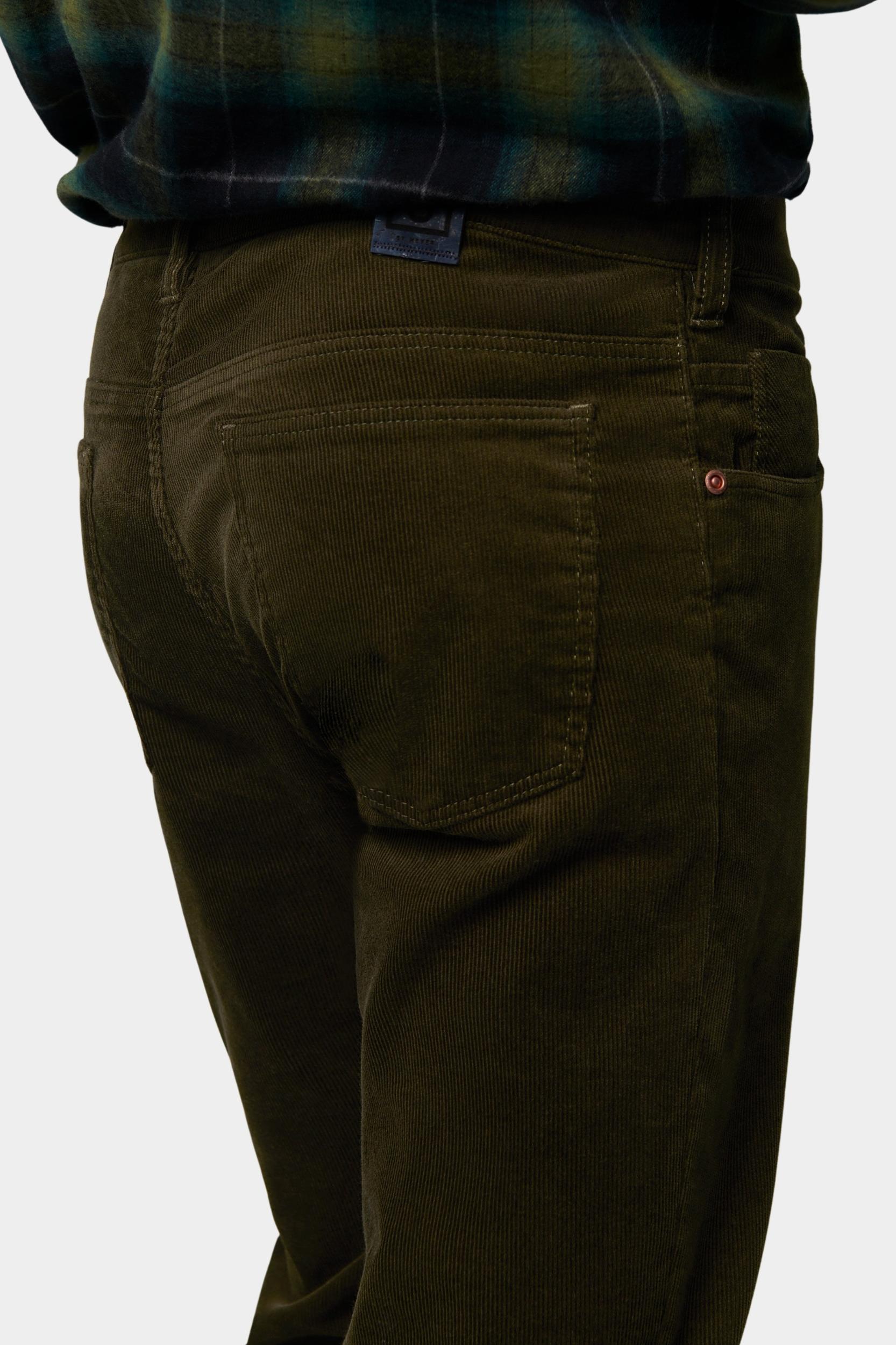 Meyer Katoenen 5-Pocket Groen M5 Slim Art.2-6180 3612618000/29