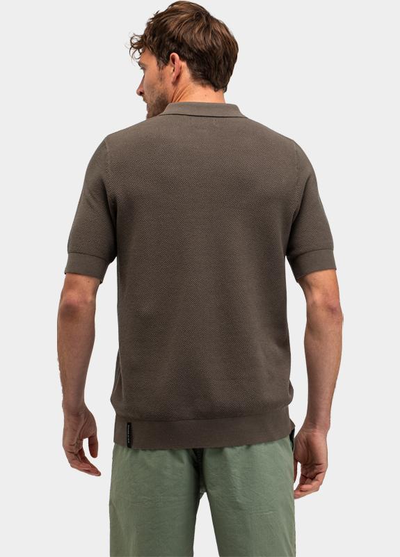 Butcher of Blue Polo korte mouw Grijs Ripley M2616001/708