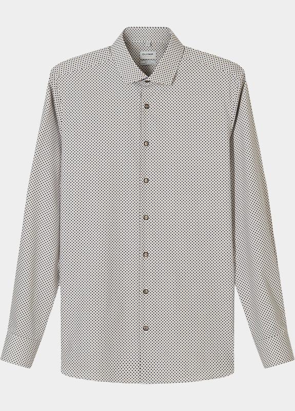 Olymp Zakelijk overhemd heren Beige Level Five 24/Seven 208614/22