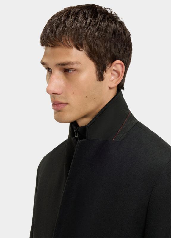 HUGO Red Wollen Jas Zwart Milogan2541 10266240 01 50546546/405