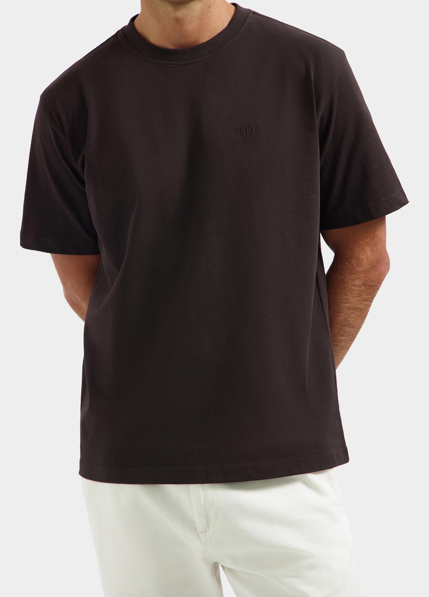 Dstrezzed T-shirt heren Bruin Collin SS Tee 203012/799