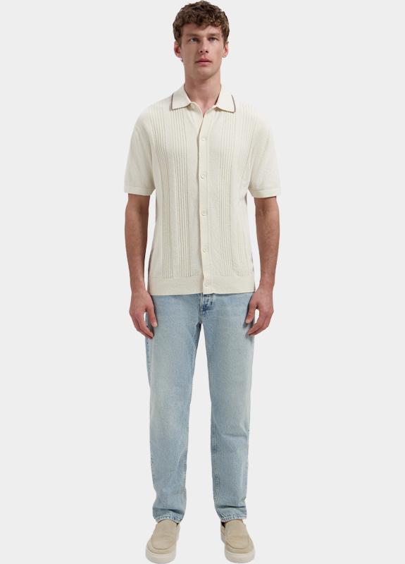 Dstrezzed Polo korte mouw Beige Daxton Shirt 421160/107