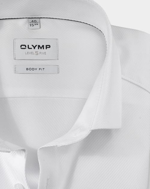 Olymp Business hemd lange mouw Wit 0566/69 Hemden 056669/00