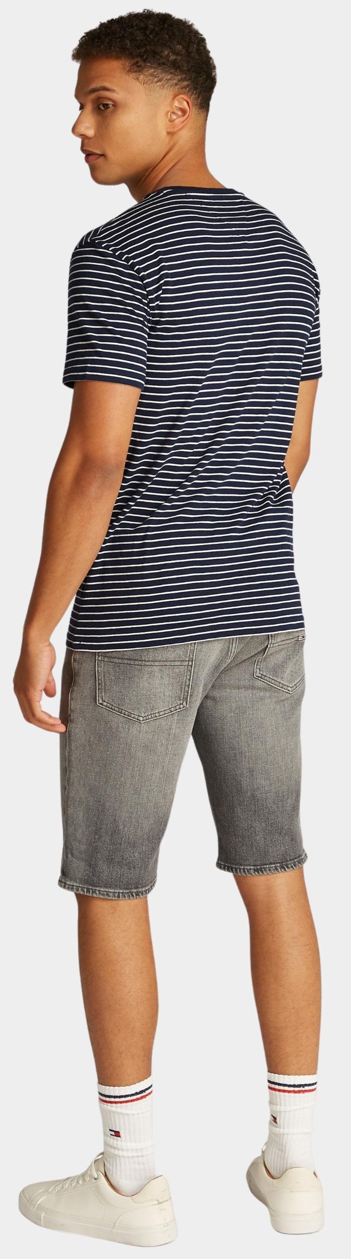 Tommy Jeans T-shirt korte mouw Blauw TJM SLIM STRIPE TEE DM0DM20377/0A6
