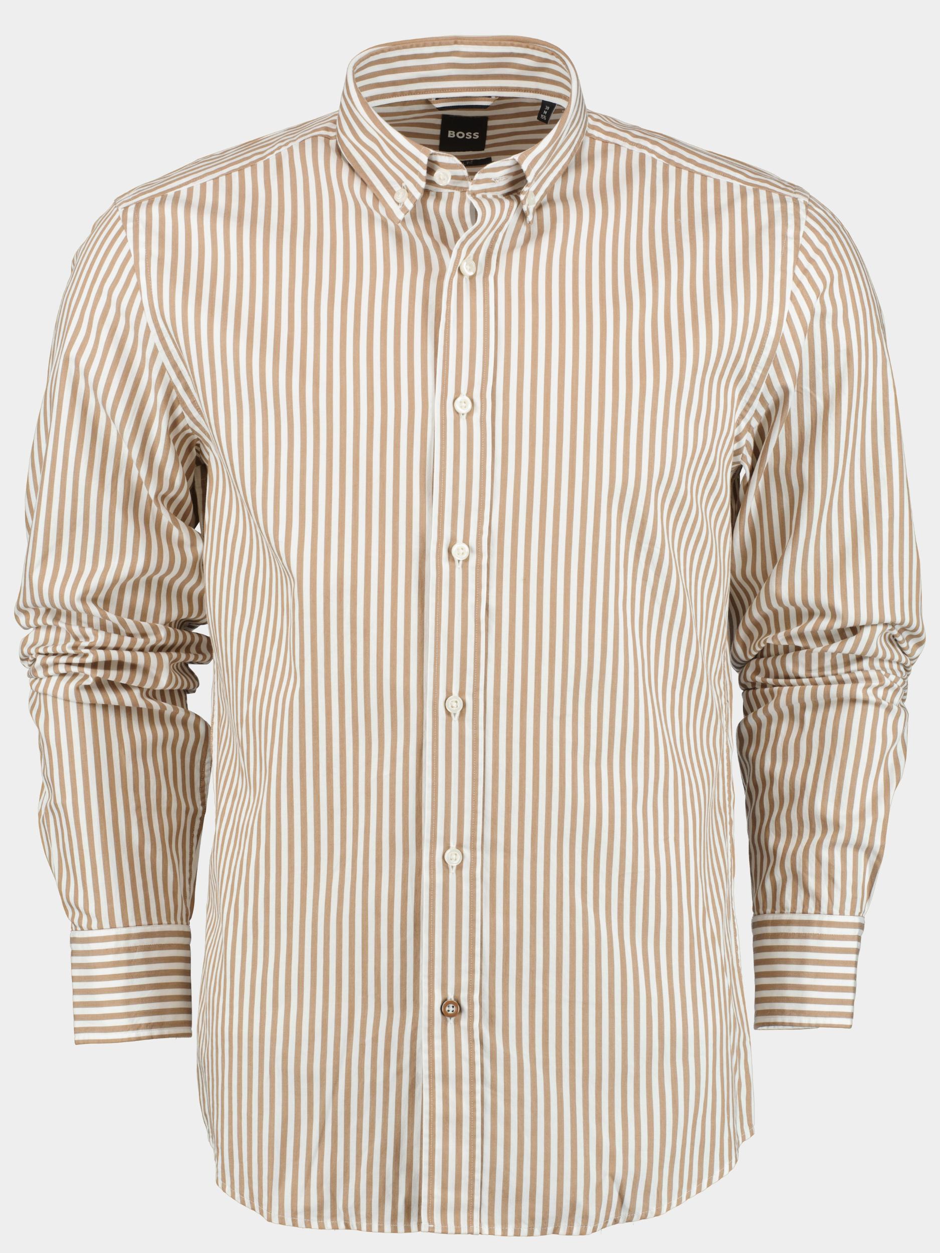 BOSS Black Business hemd lange mouw Beige C-HAL-BD-C1-223 10256975 01 50508831/260