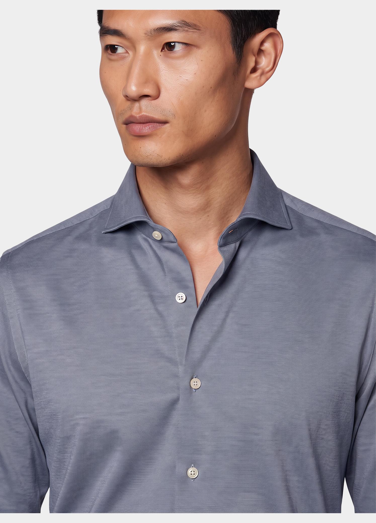 Profuomo Zakelijk overhemd heren Blauw  PPWH30025/E