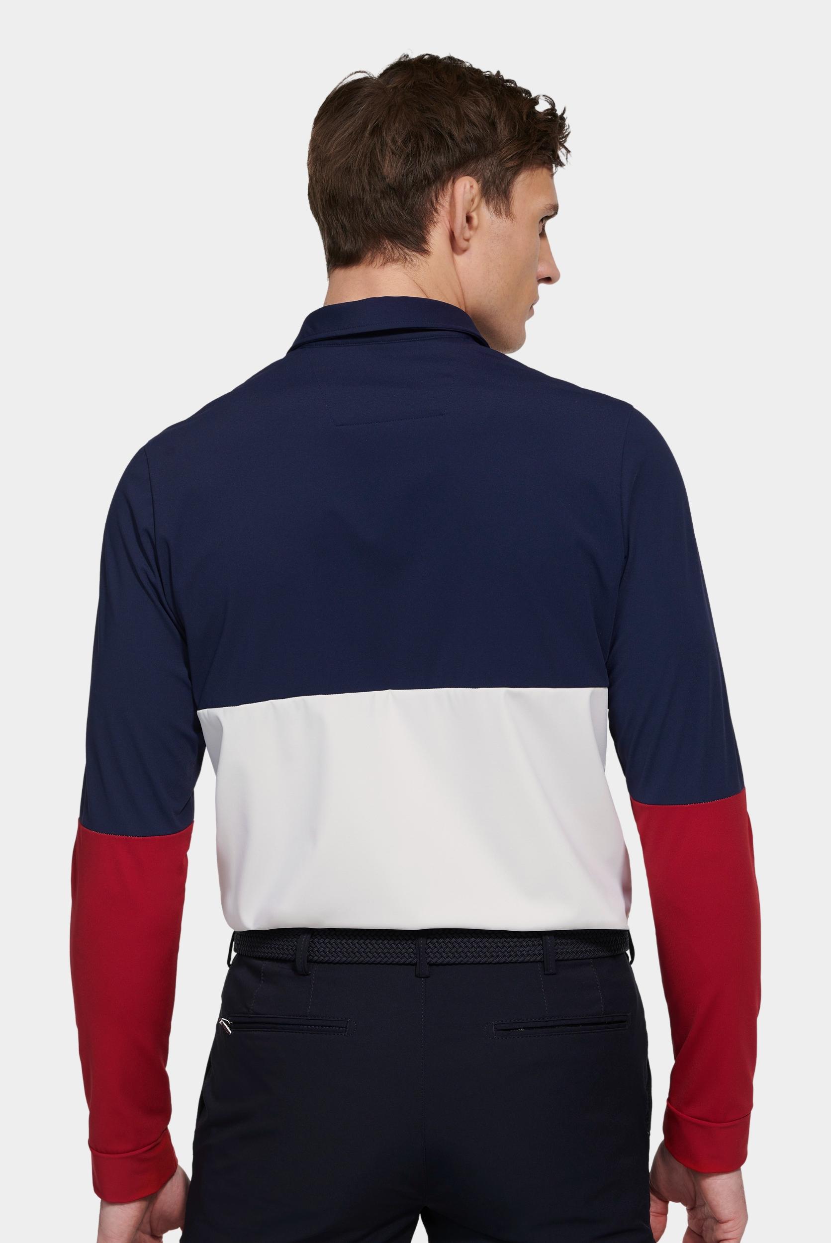 Meyer Polo lange mouw Blauw JUSTIN Art.9-9009 9549900900/18