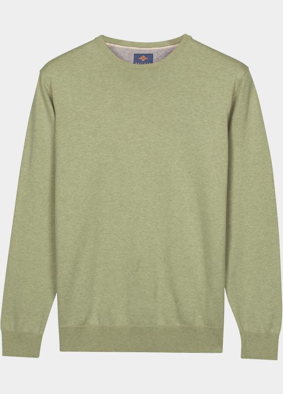 Baileys Pullover heren Groen Crew Neck Pullover  with low 618200/725