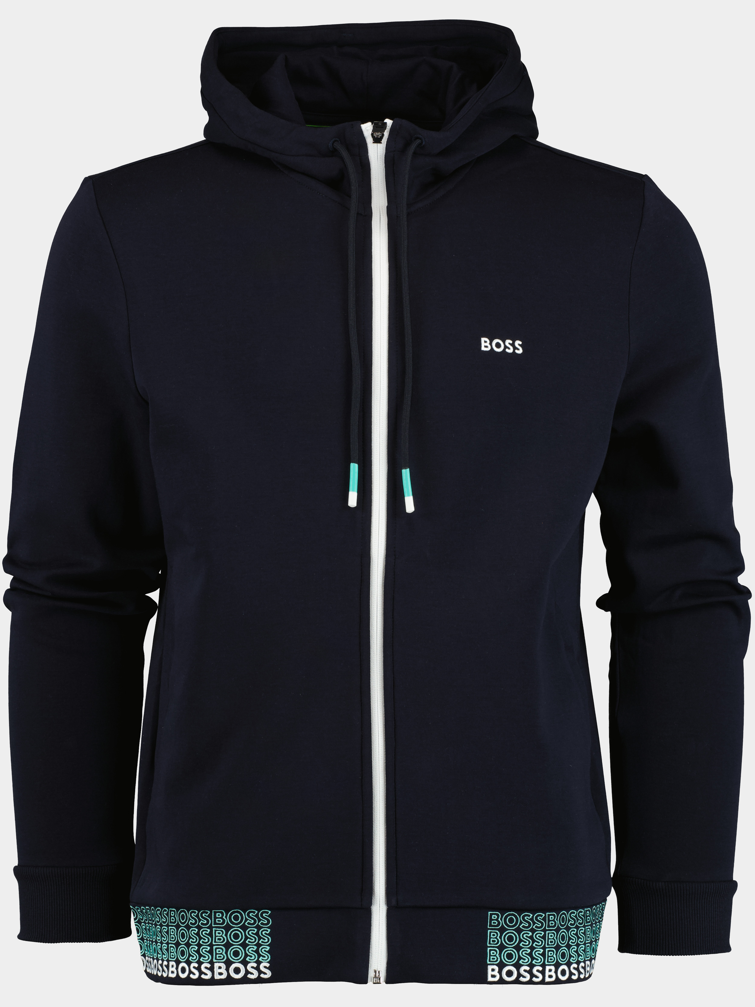 BOSS Green Vest Blauw Saggy 1 10236288 01 50497196/402