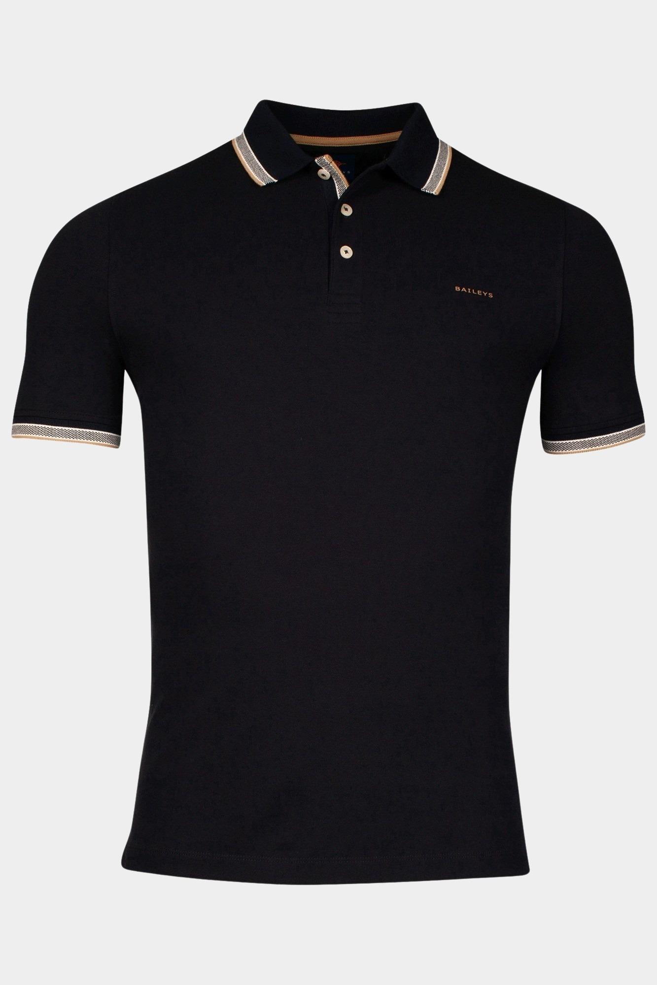 Baileys Polo korte mouw Blauw Poloshirt  Solid Pique 515235/60