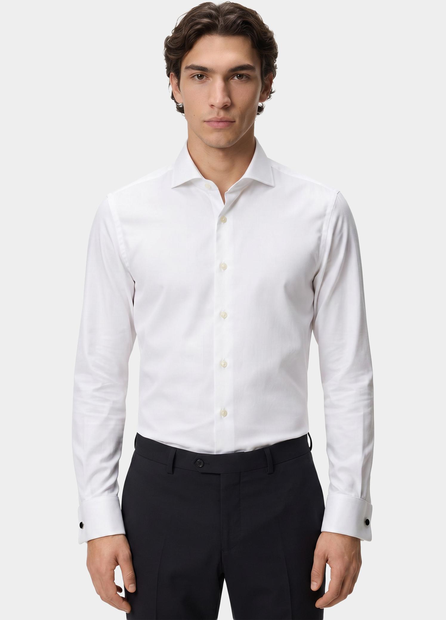 Profuomo Zakelijk overhemd heren Wit  PP2H00014/A