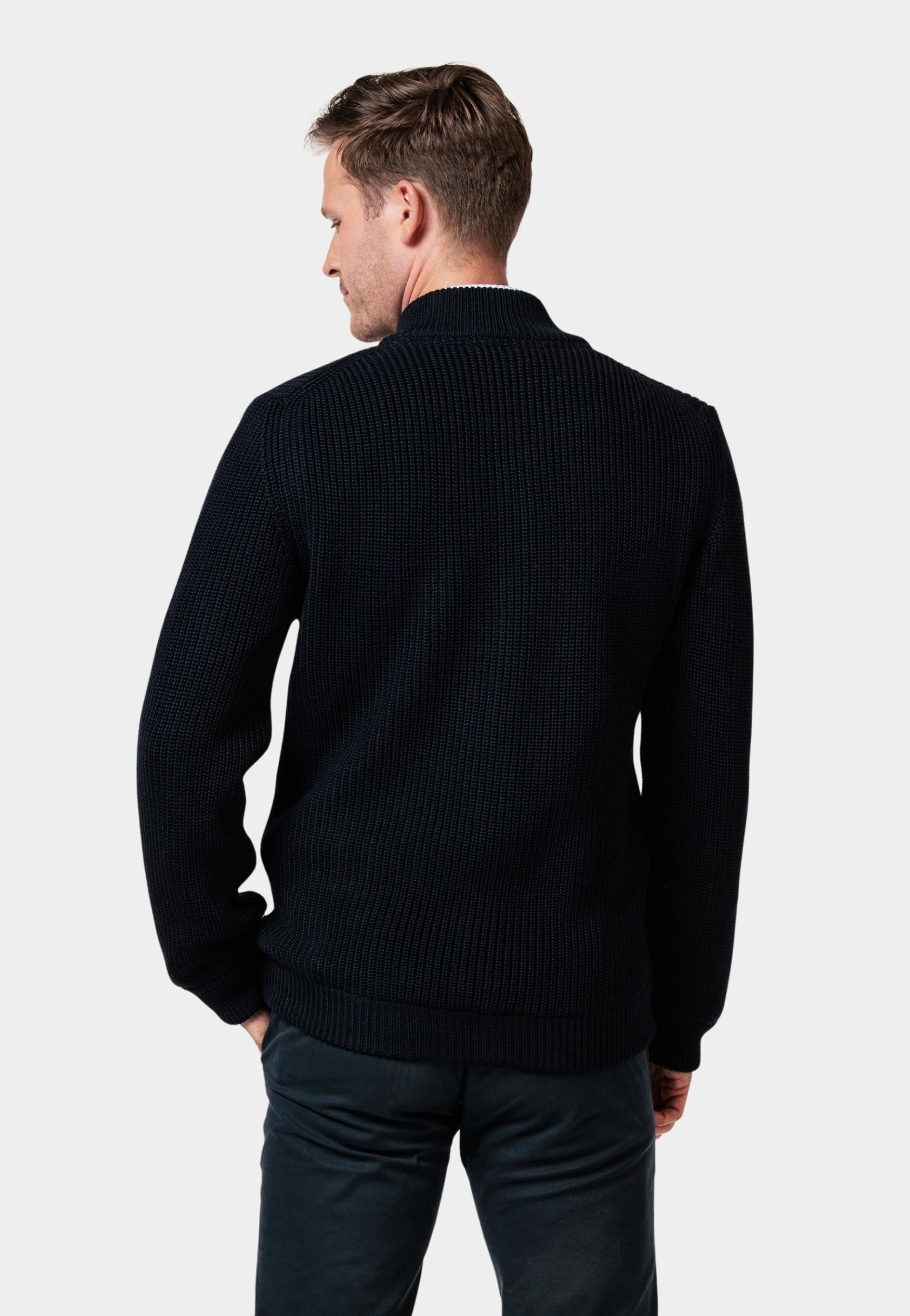 Baileys Vest Blauw Cardigan Zip  half cardigan s 322124/60