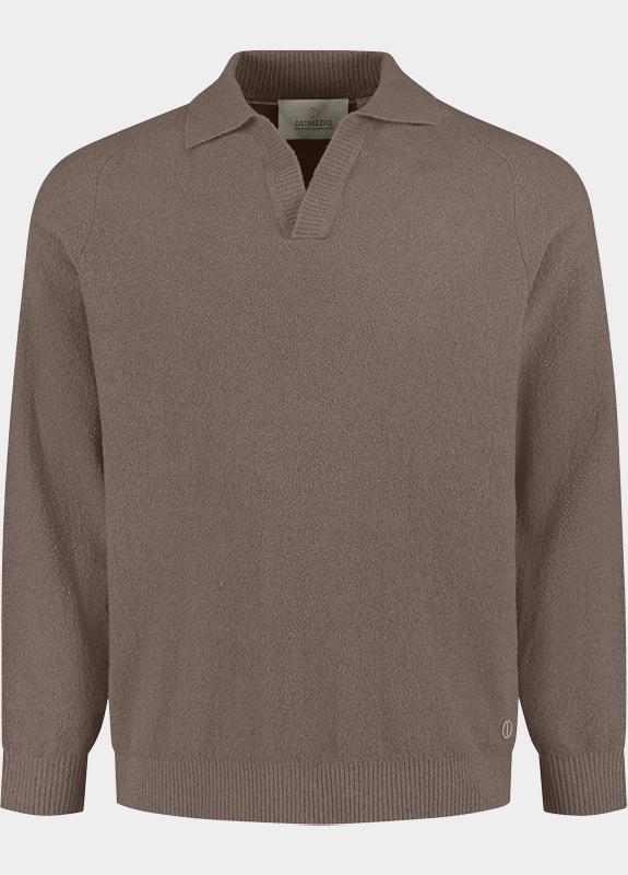 Dstrezzed Polo lange mouwen heren Grijs DS_Luke Polo 406006/216